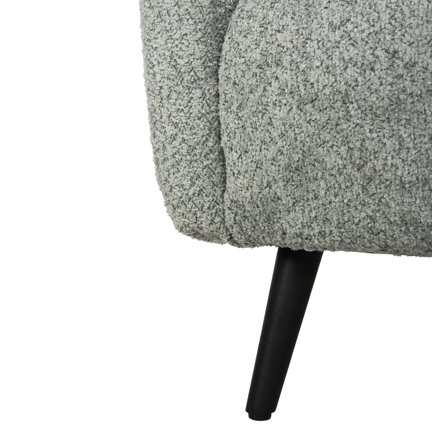 Кресло KRYLY букле цвят мента 83x87x89