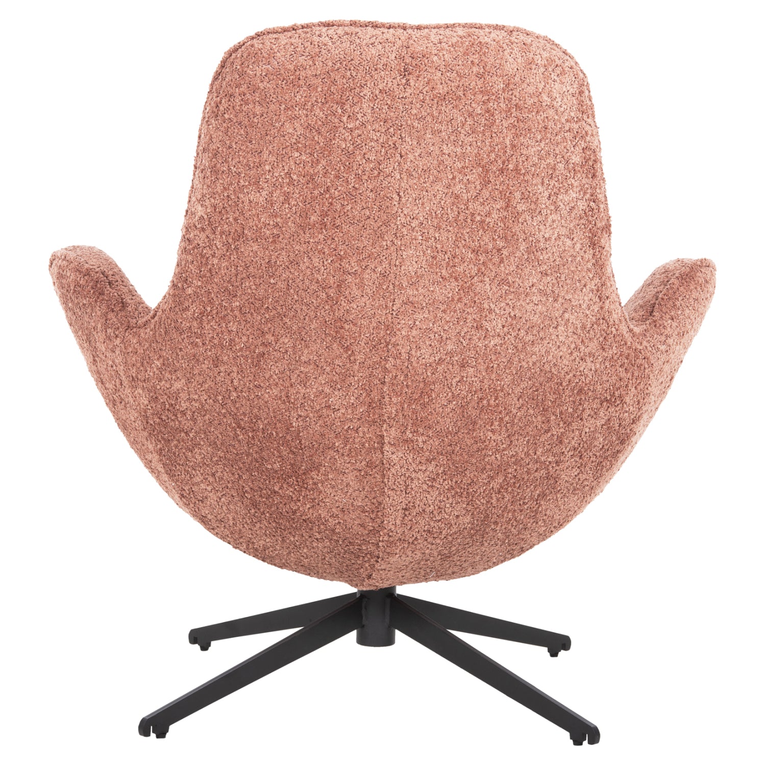 Кресло Брин букле розов цвят 86x76x87