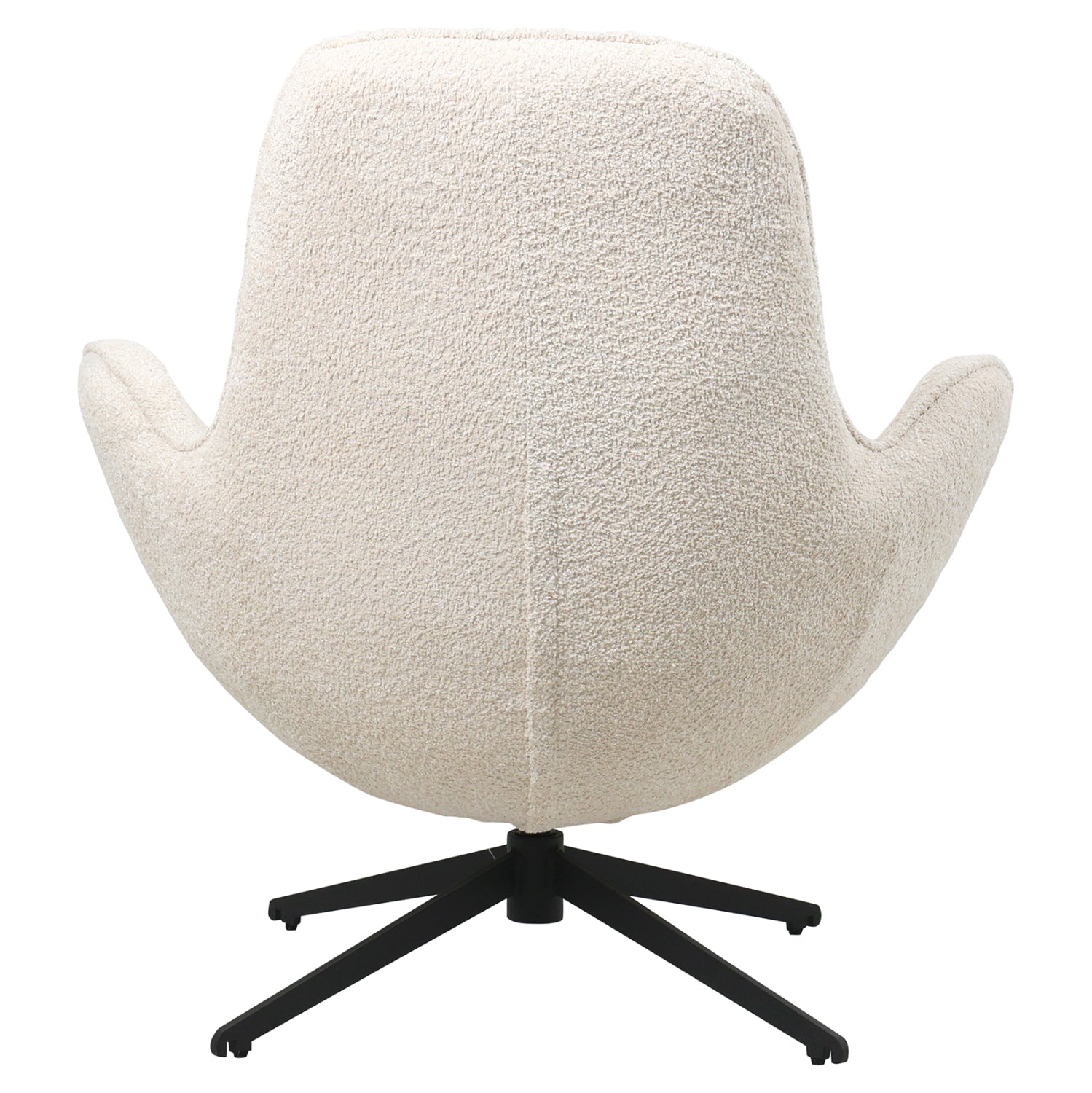 Кресло BRYNN букле цвят екрю 86x76x87