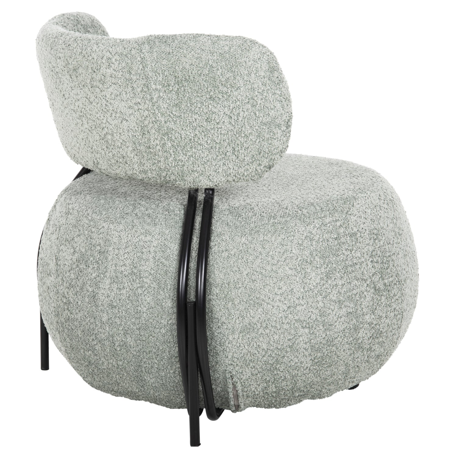 Кресло KARSEN цвят шамфъстък 75x75x75H см