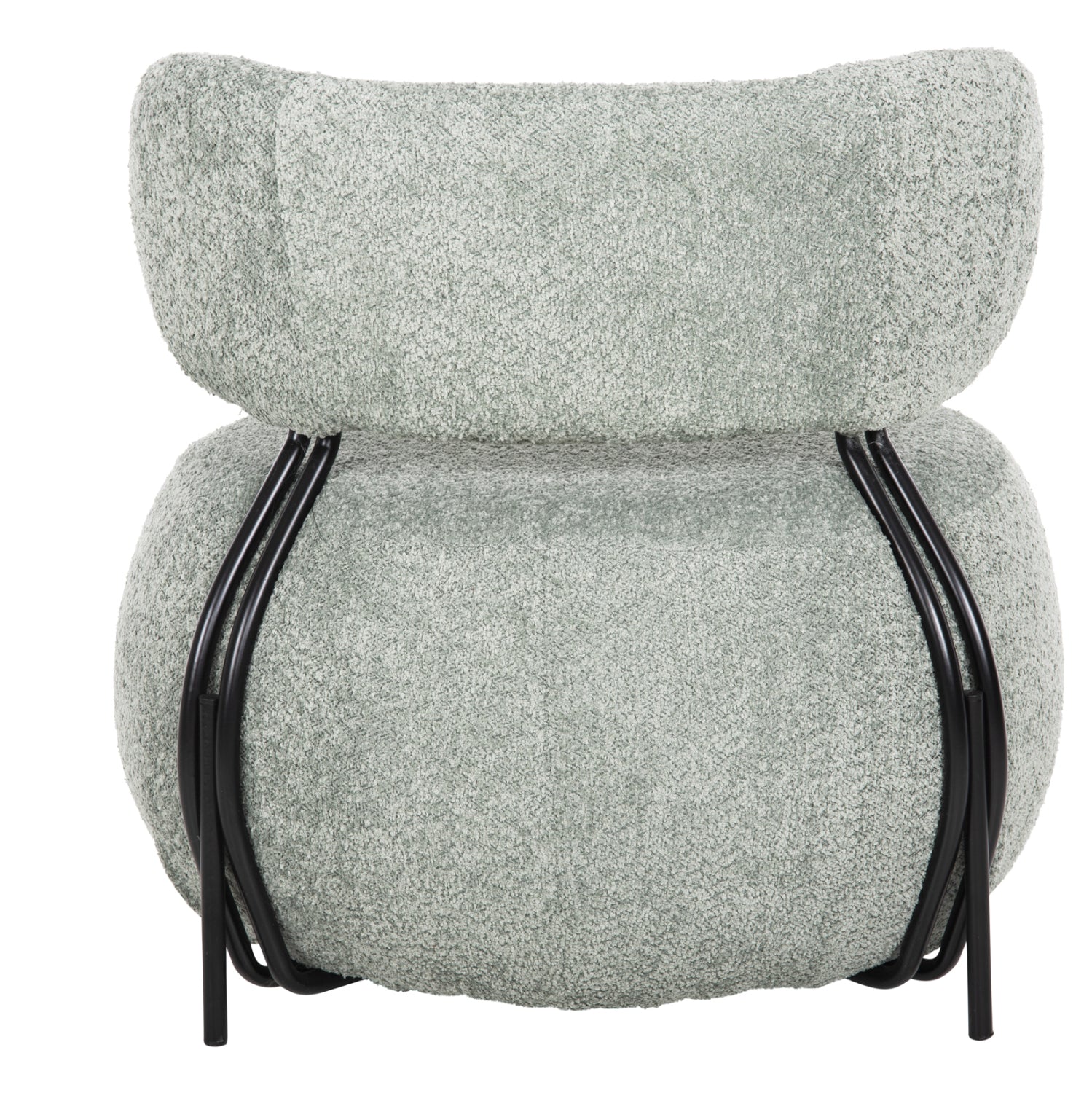 Кресло KARSEN цвят шамфъстък 75x75x75H см