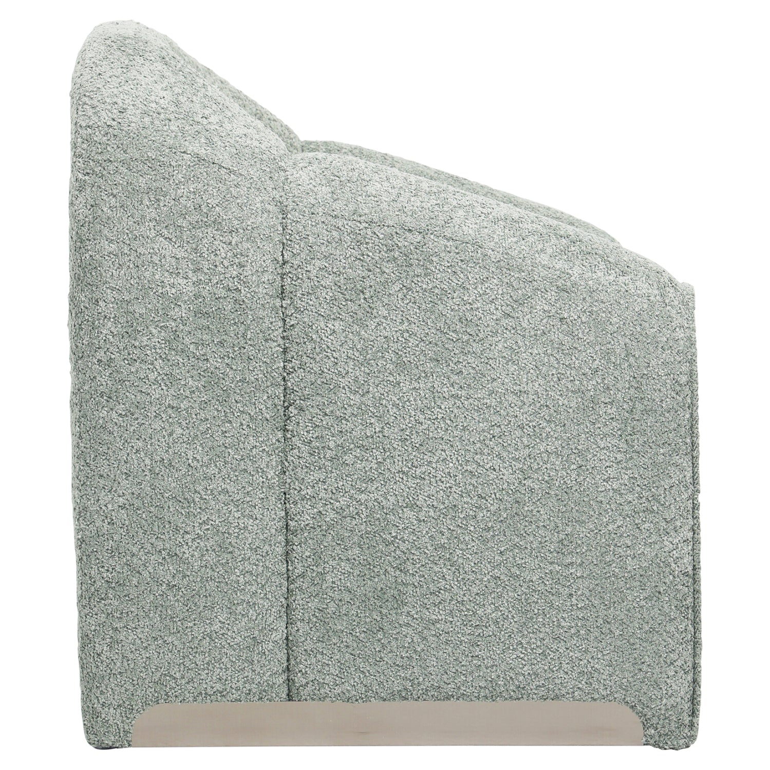 Кресло Спинър букле цвят шам фъстък 81x64x74