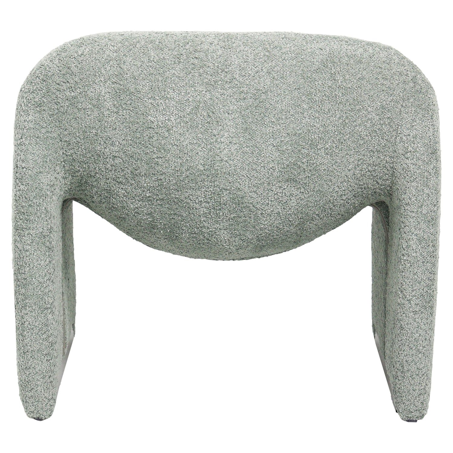 Кресло Спинър букле цвят шам фъстък 81x64x74