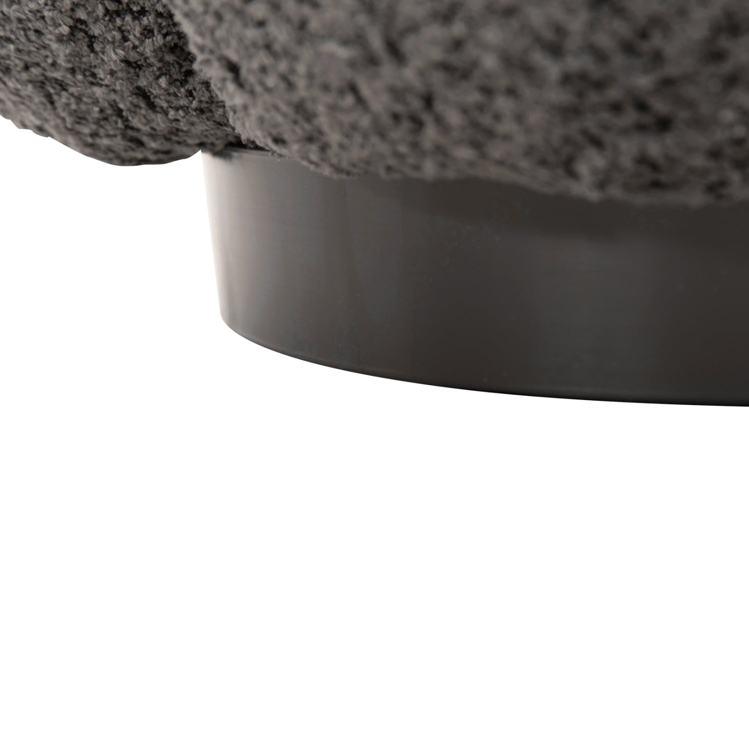 Табуретка Крип букле сив цвят 68X58X40