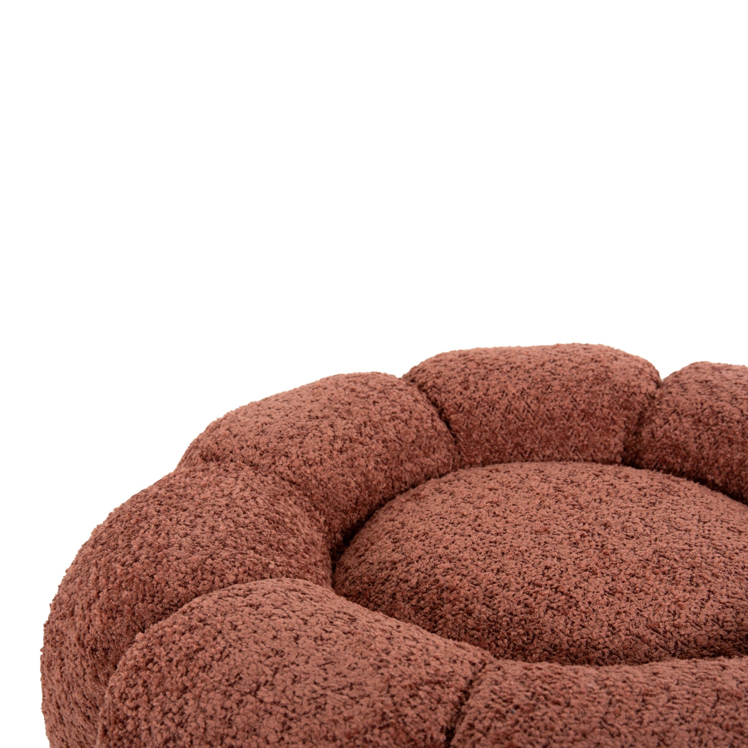 Табуретка Крип букле розов цвят 68X58X40