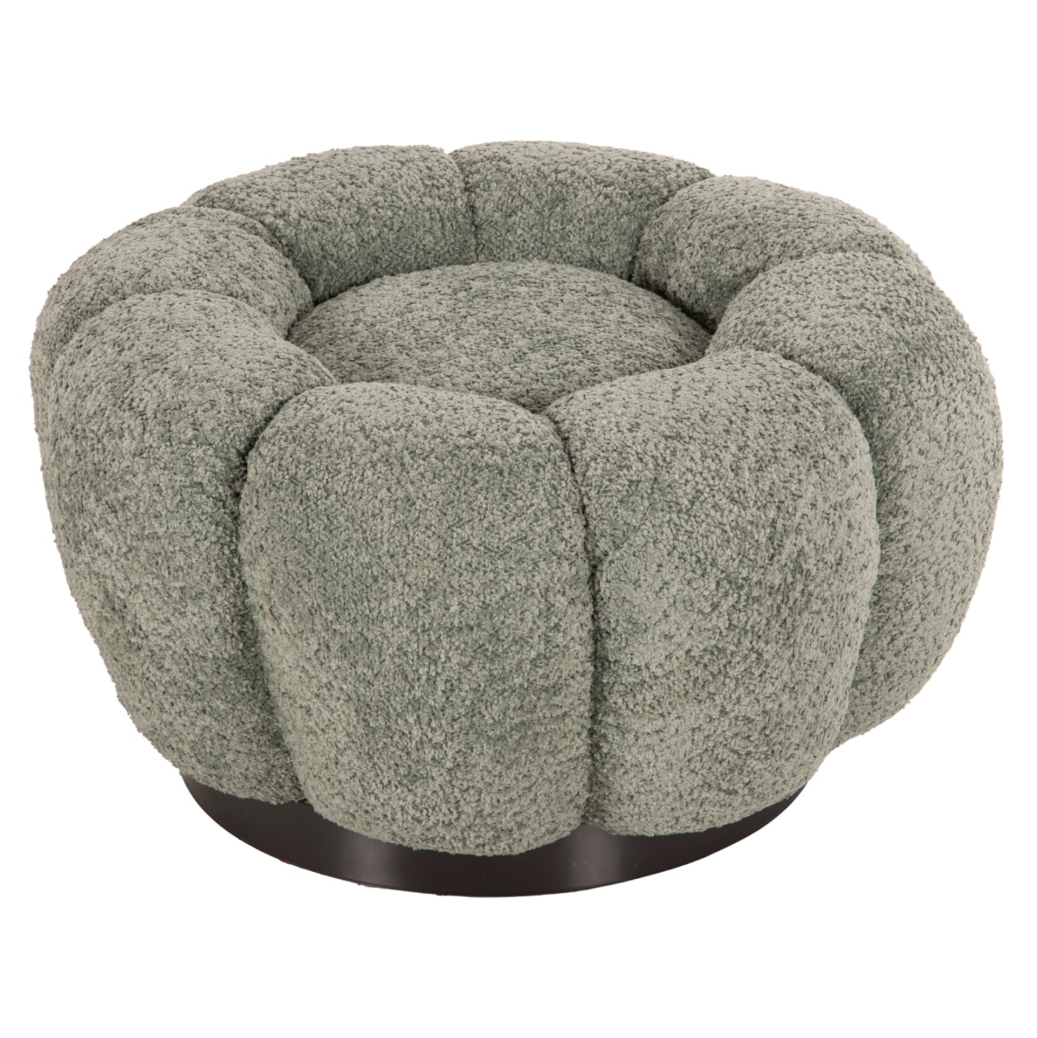 Табуретка Крип букле цвят шам фъстък 68X58X40