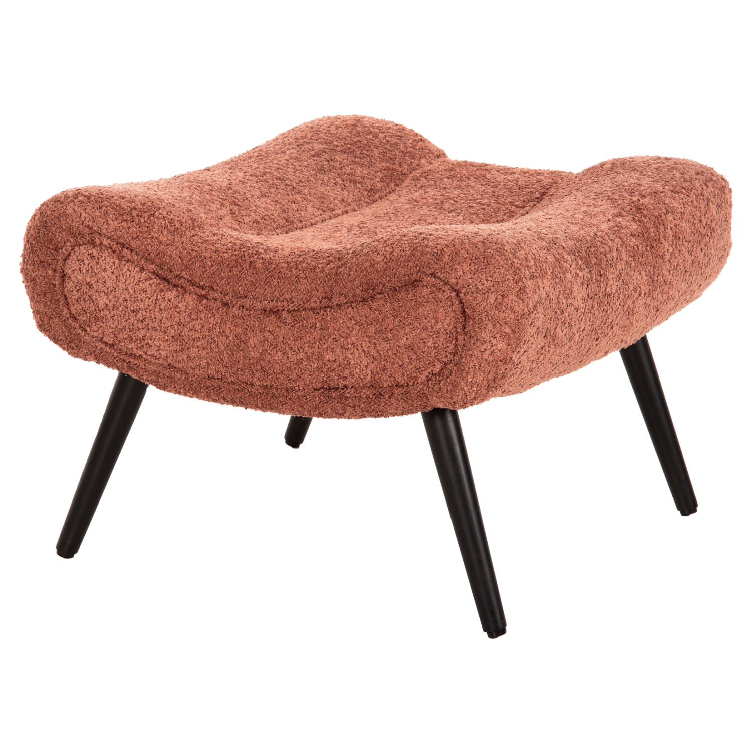 Табуретка Кемба букле розов цвят 68X58X40