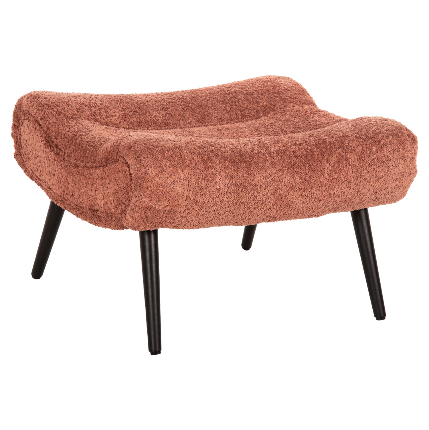 Табуретка Кемба букле розов цвят 68X58X40