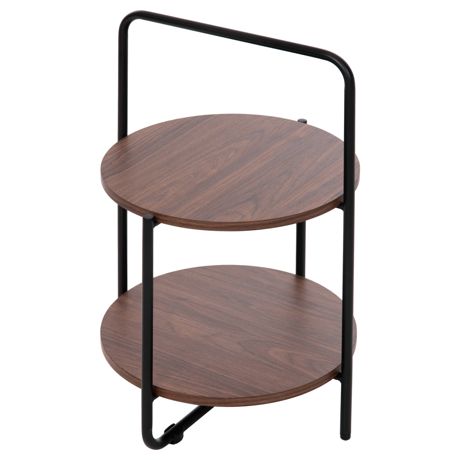 Помощна маса SYLO цвят орех-черен Φ44x66см