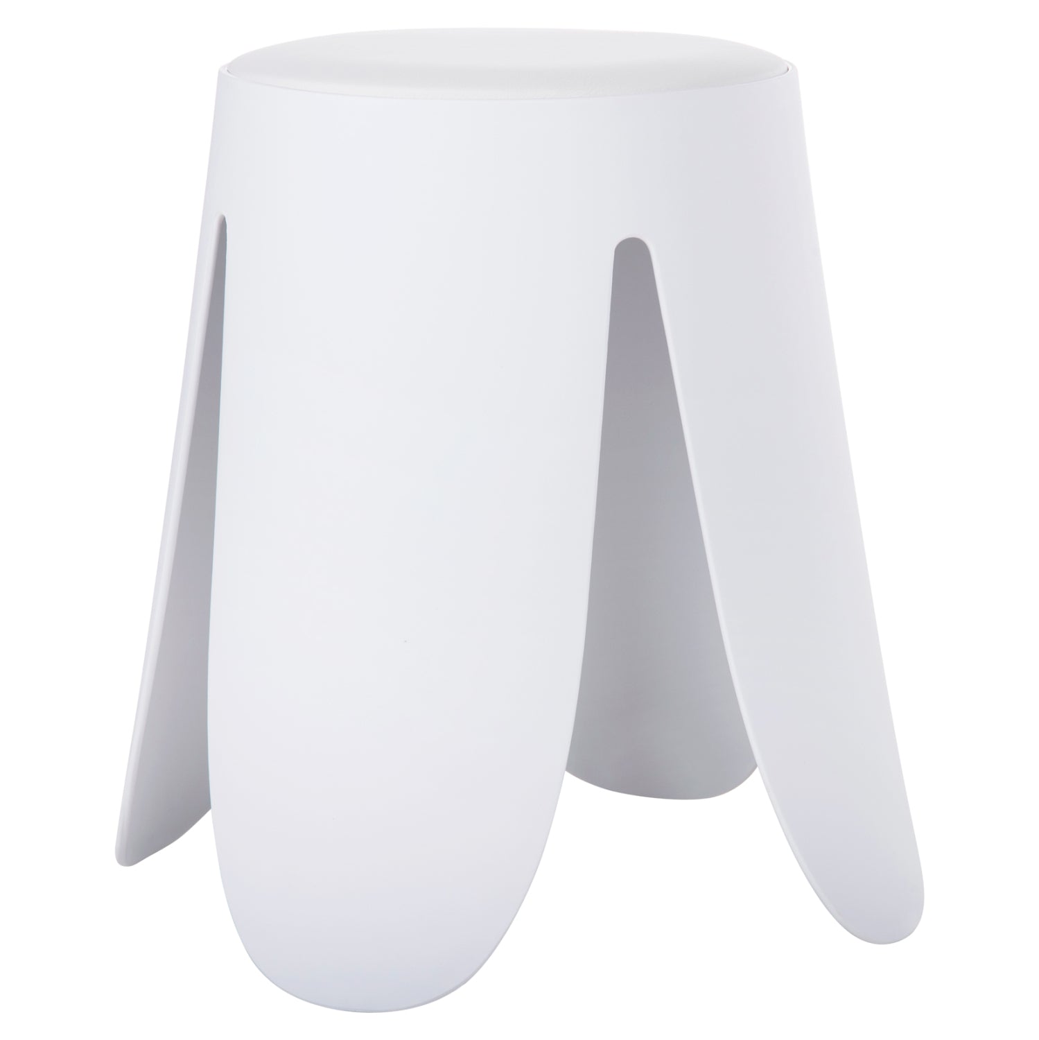 Табуретка DENTY бял цвят Φ30x45