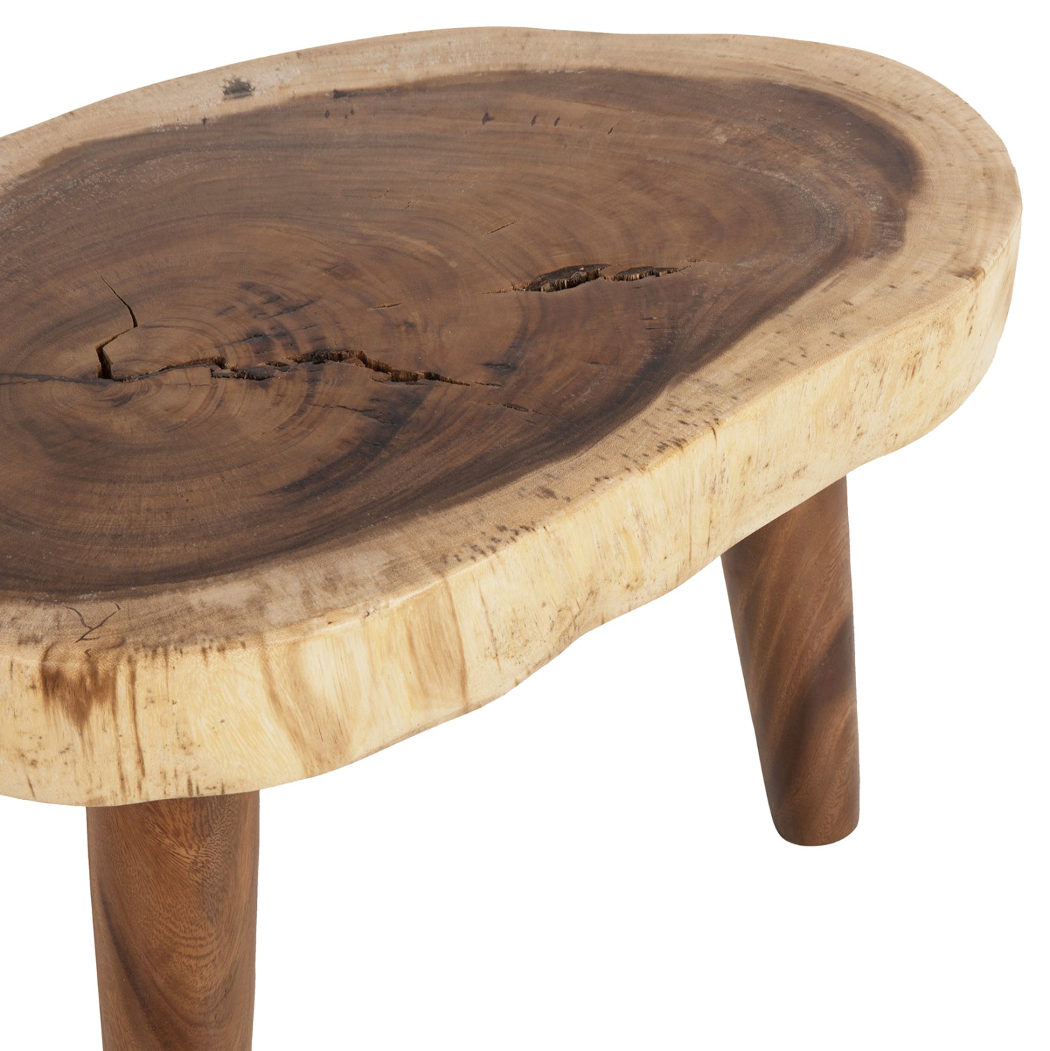 Странична маса DOMPU естествен цвят 66x44x46см