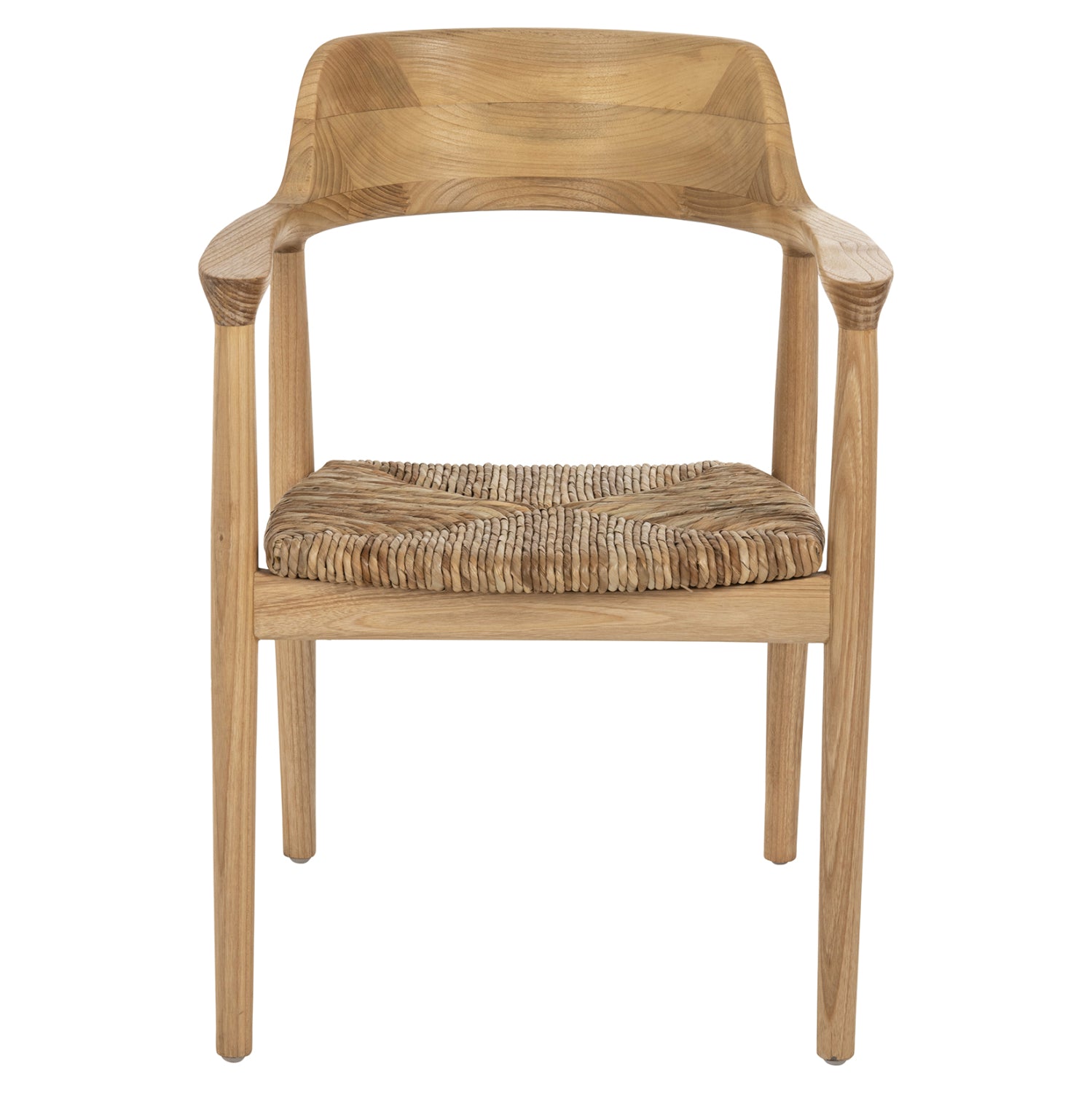 Кресло Kingsley /седалка ратан/ в естествен цвят 57.5x54x80см.