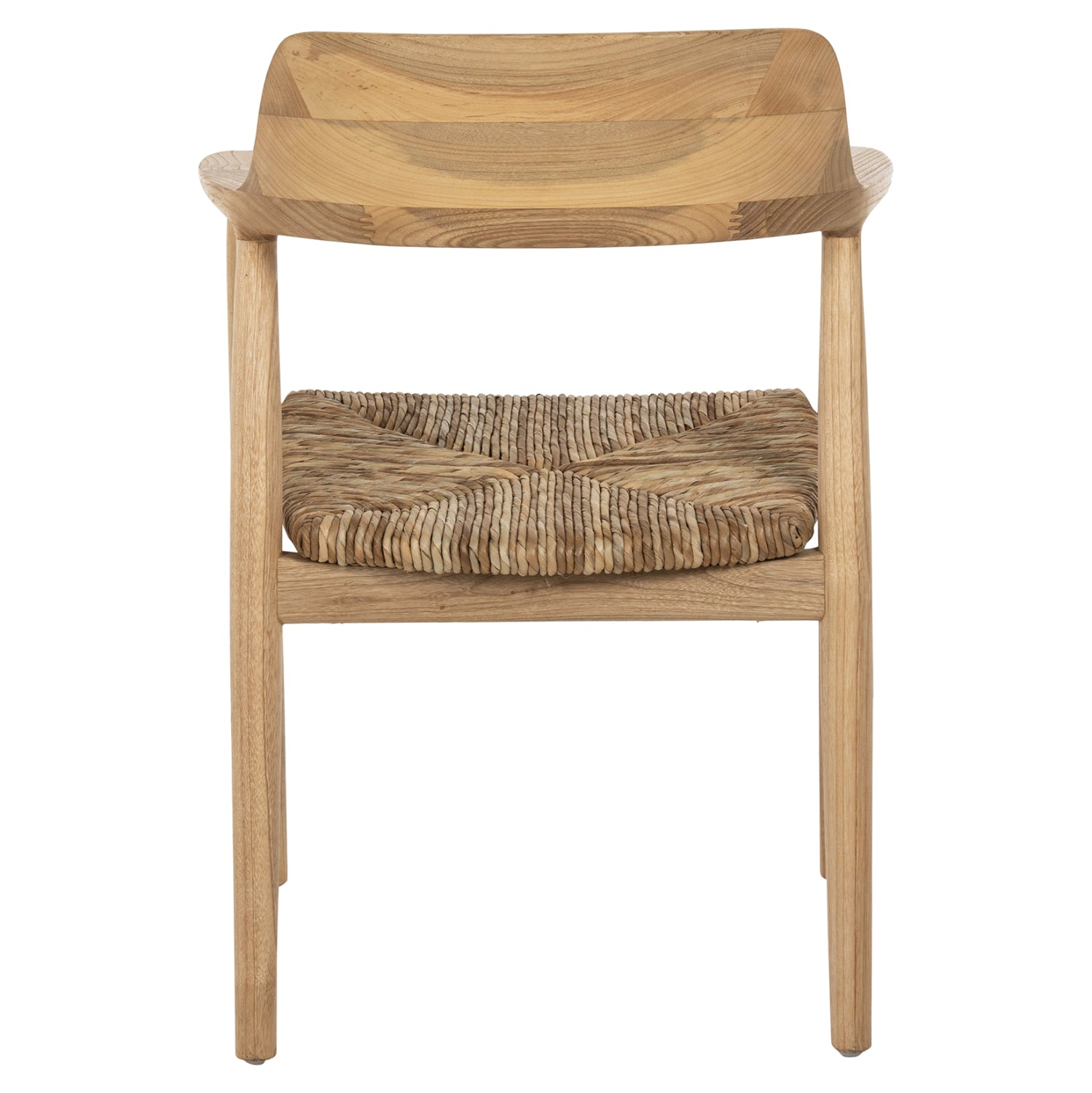 Кресло Kingsley /седалка ратан/ в естествен цвят 57.5x54x80см.