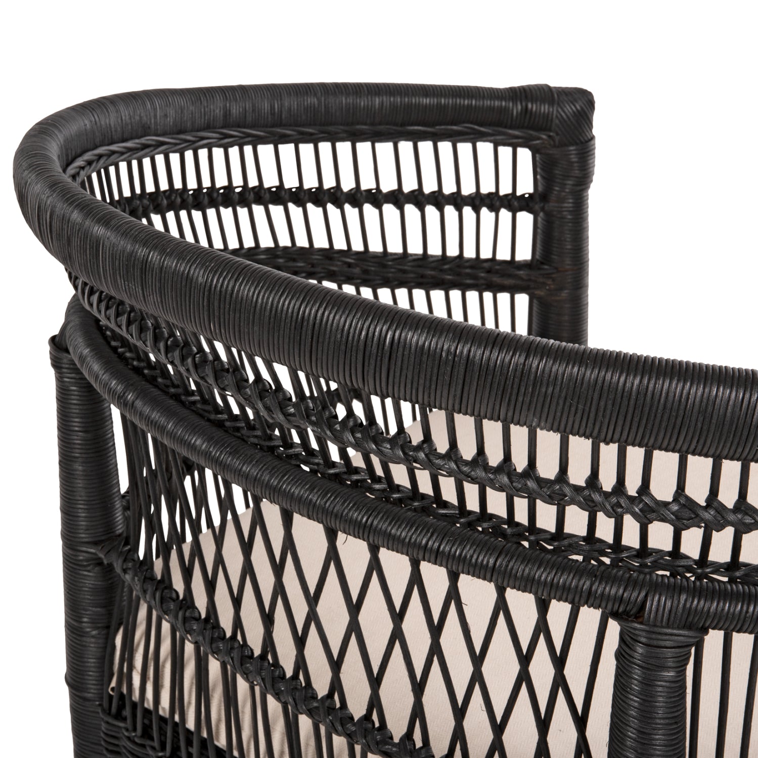 Фотьойл MALAWI черен цвят 80x70x86