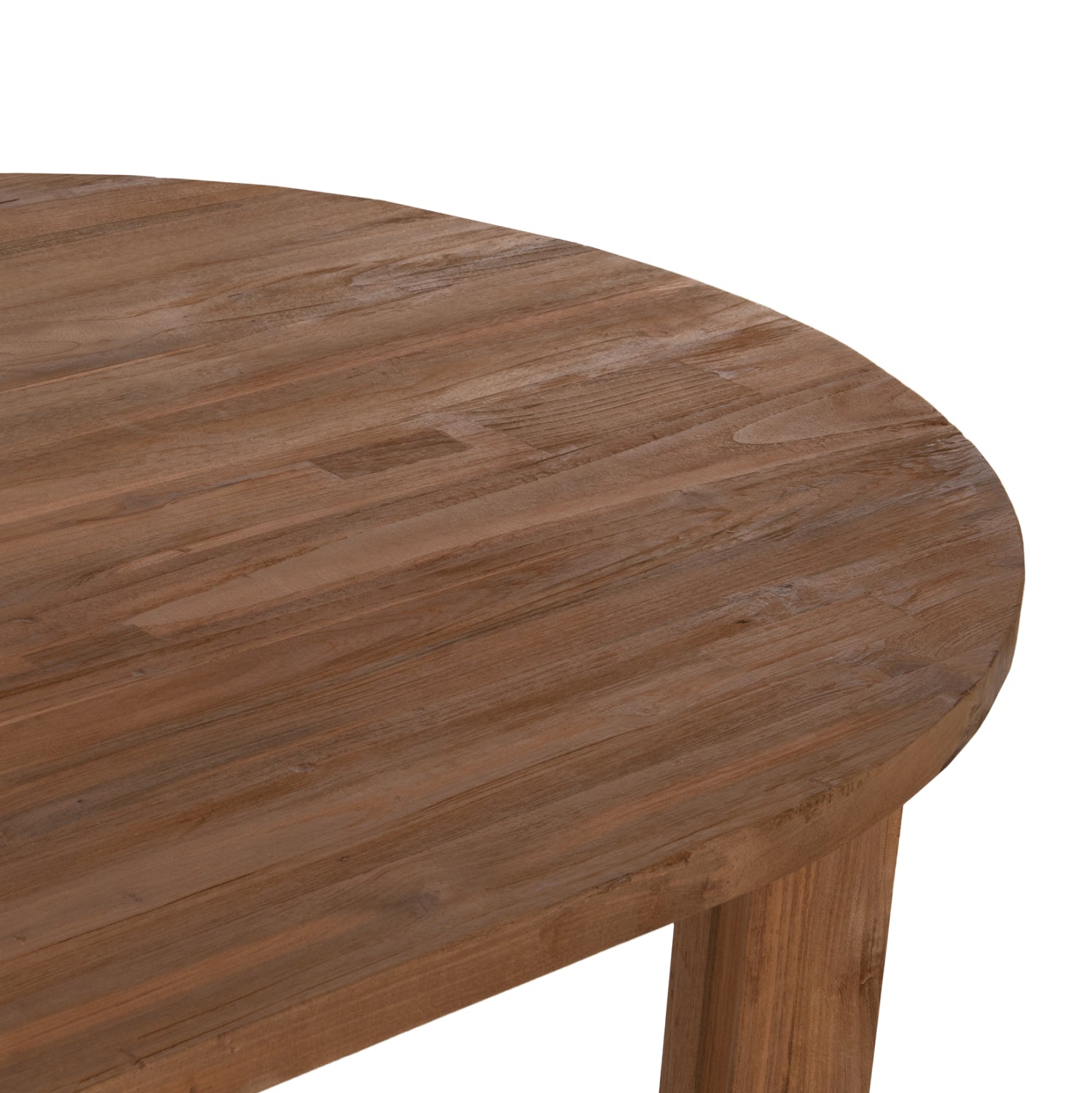 Трапезна маса KUTAI естествен цвят 220x100x75см