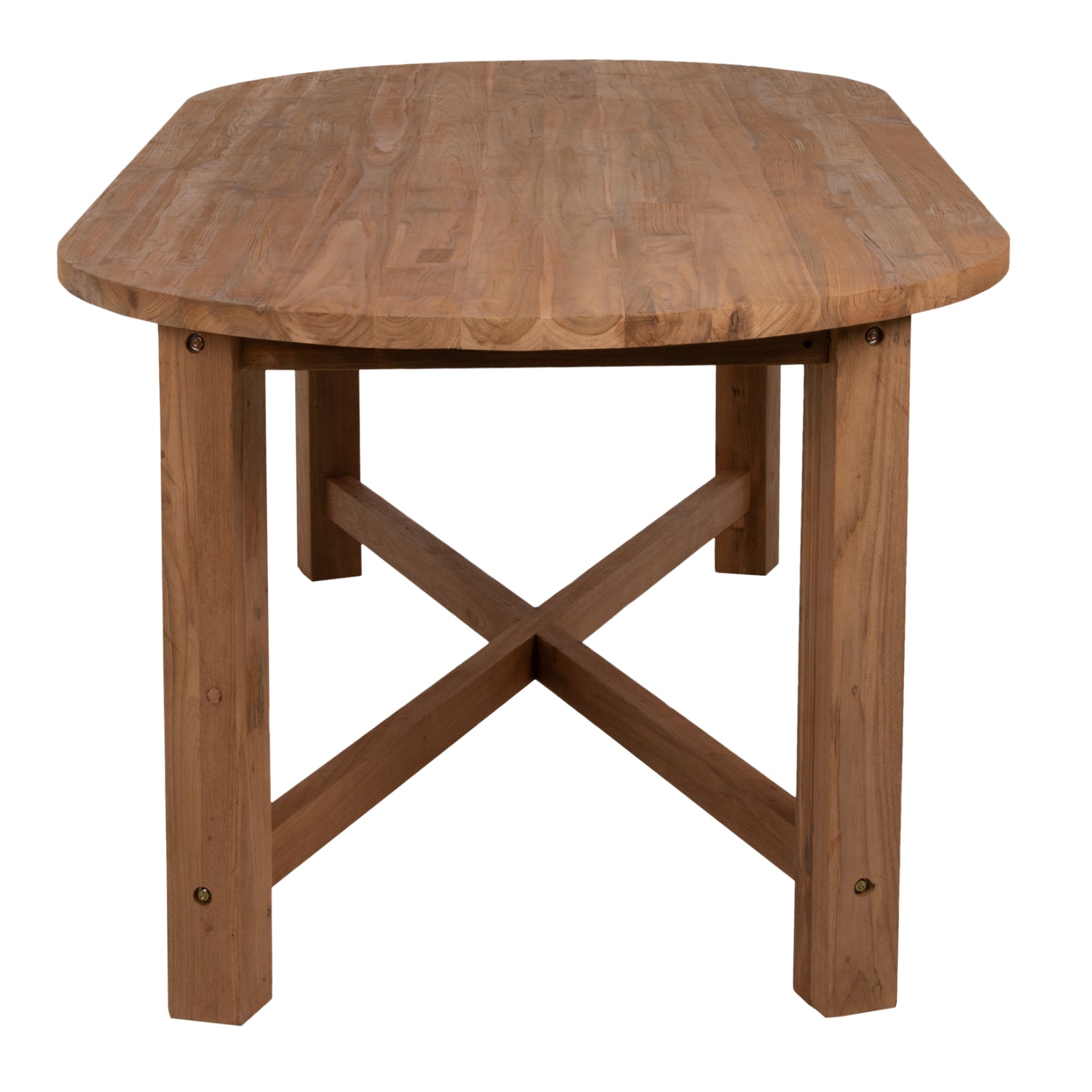 Трапезна маса KUTAI естествен цвят 200x90x75см