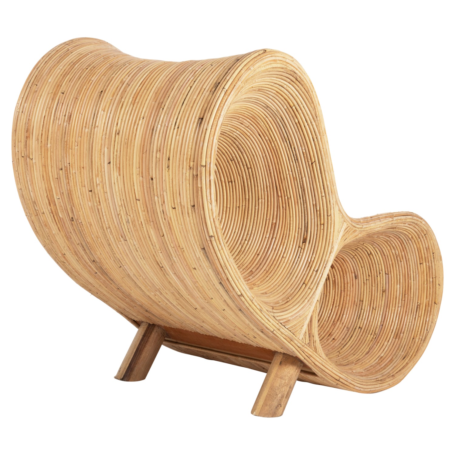 Фотьойл Ервин натурал ратан  63x128x97