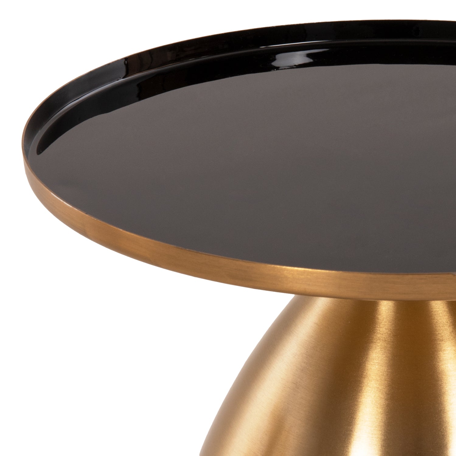 Помощни маси Даена цвят златист-черен