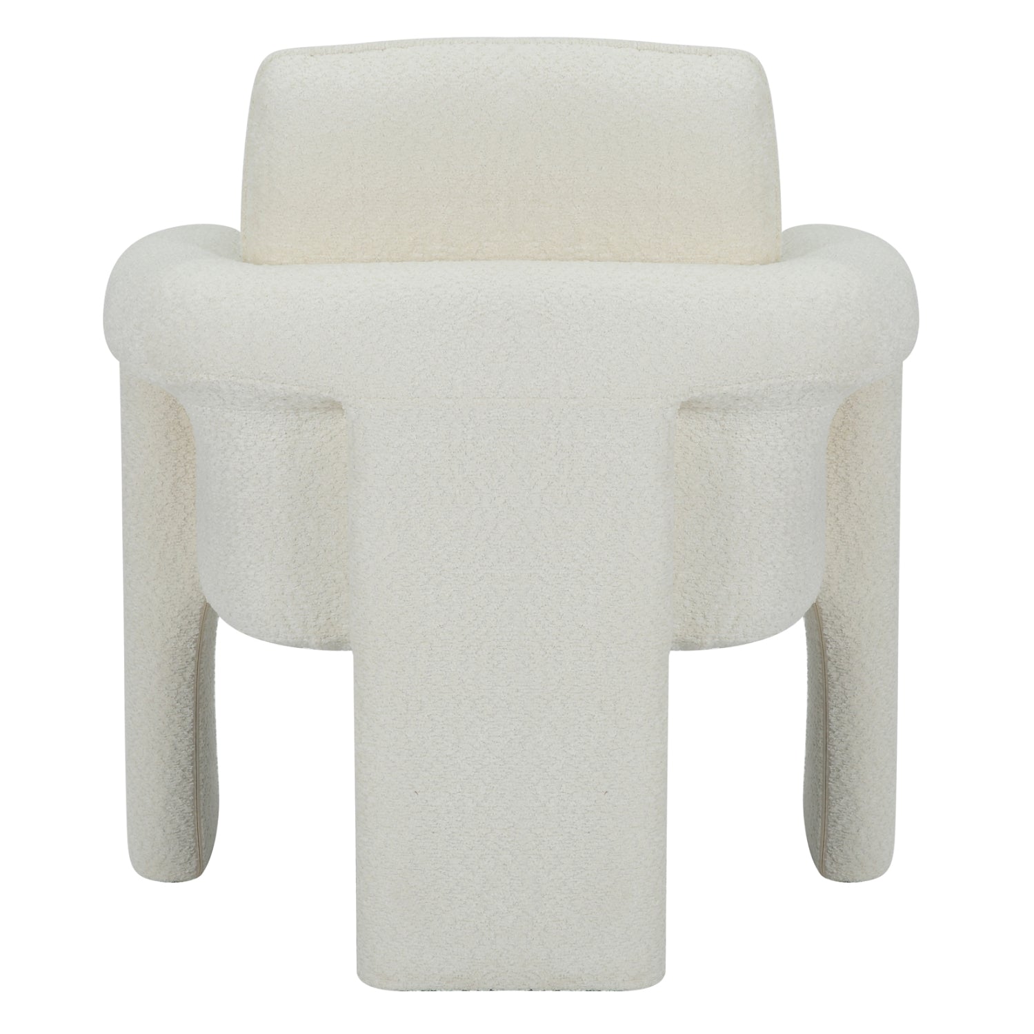 Кресло CRUSHER бяло букле-метална конструкция 82x78x87см.