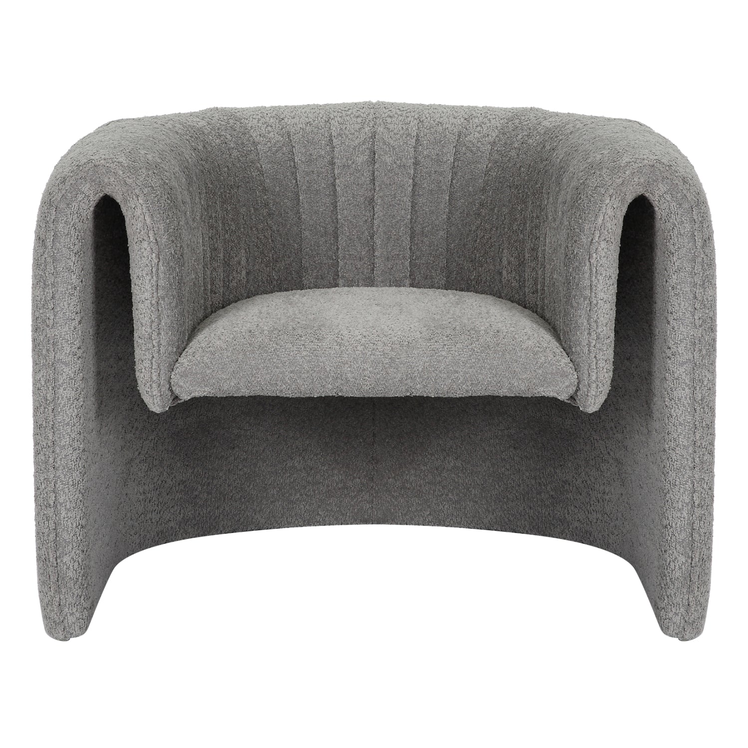 Кресло Райкър букле сив цвят 92x74x69