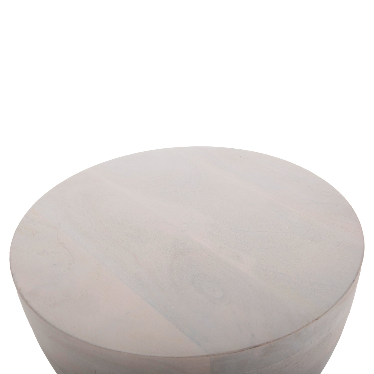 КРЪГЛА ТАБУРЕТКА МОДИФ МАНГО В БЯЛ ЦВЯТ Φ35x51H см.