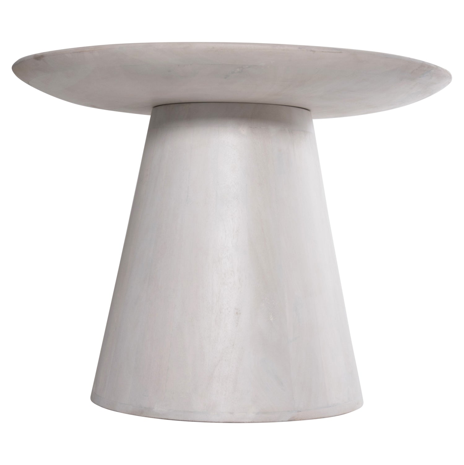 Странична маса ROSS бял цвят Φ45x48см