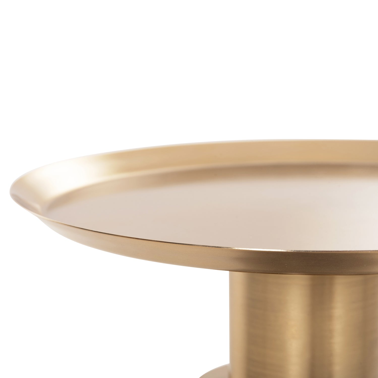 Помощна маса BALLIN цвят син-златист Φ37.5x49.5см