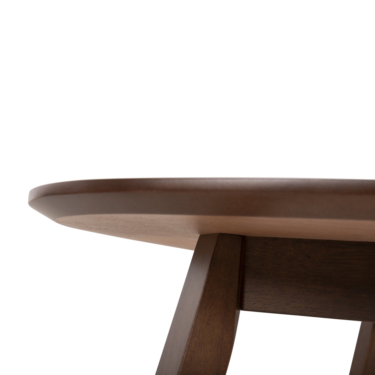 Холна маса RINER цвят орех 100x100x45см