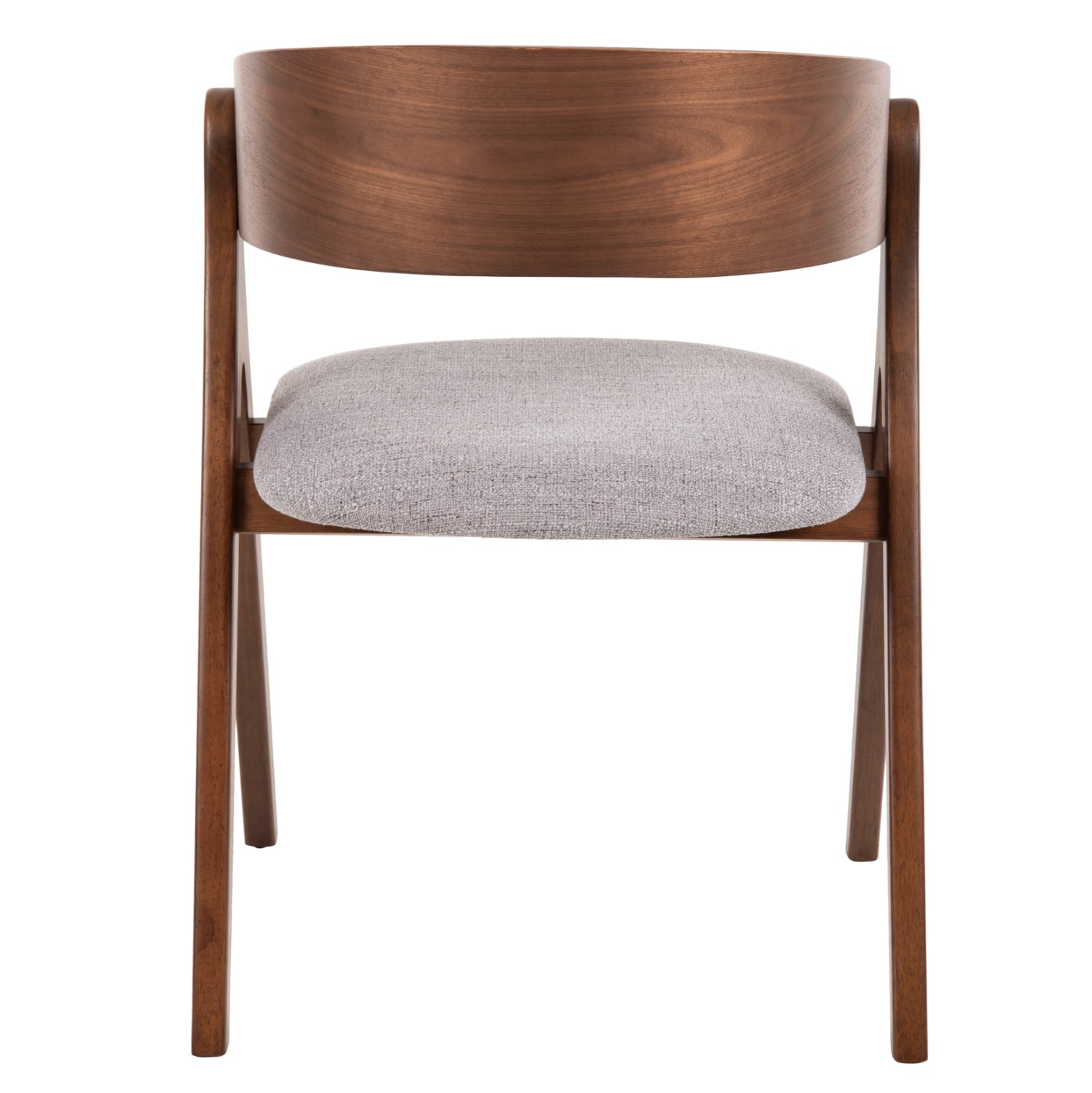 Стол NEKKER цвят орех-сив 56x55x78см