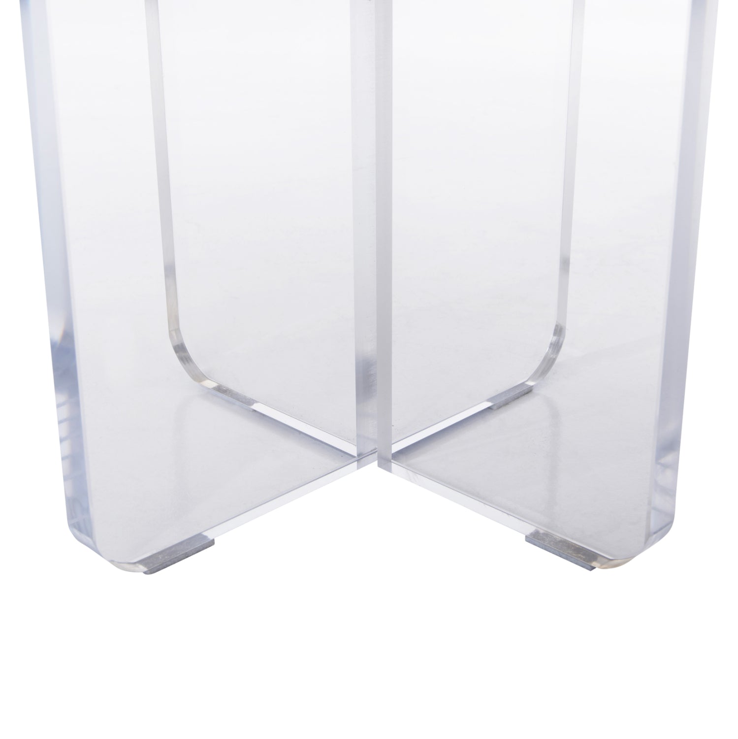 Холна маса ACRYLON бял цвят Φ40x41см