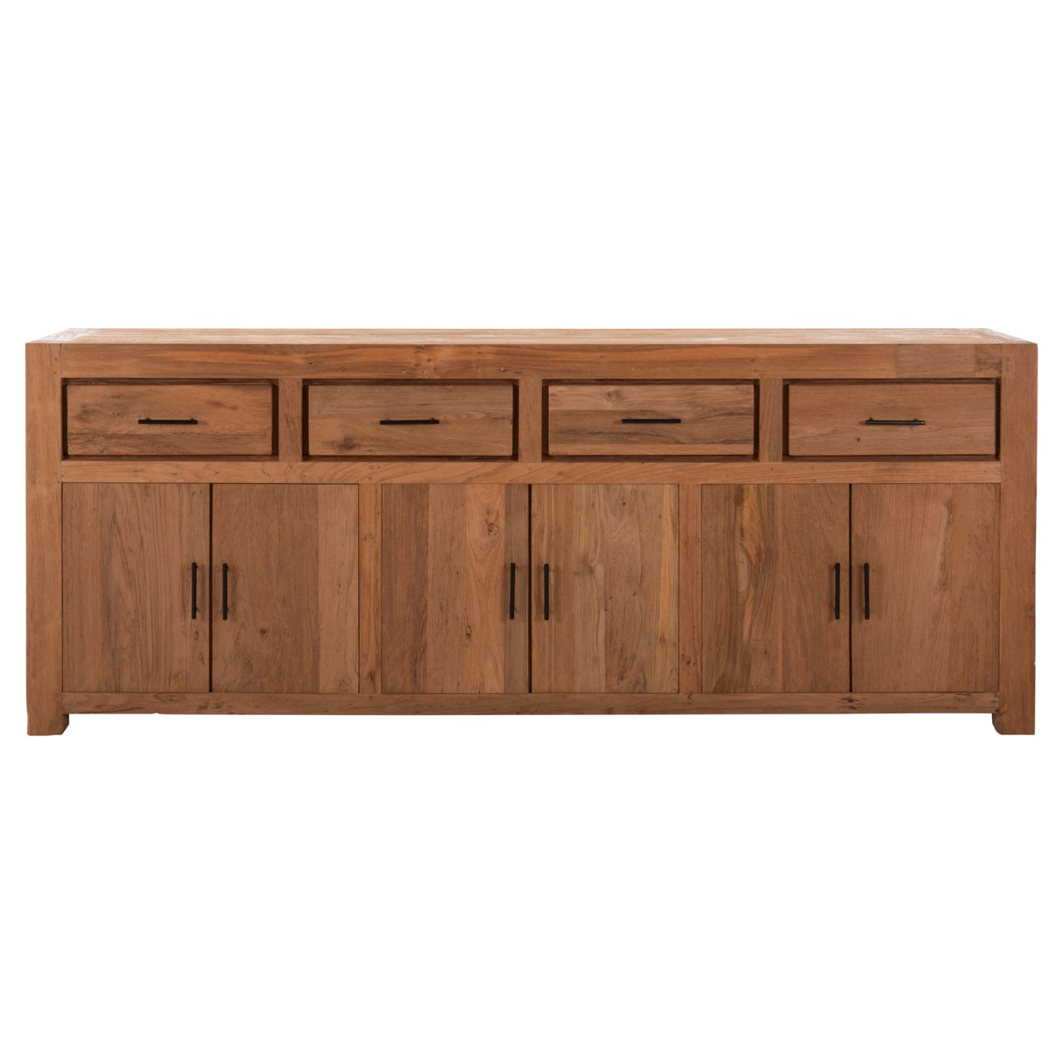 Бюфет рециклирано тиково дърво Grayson натурално 220x50x90см.