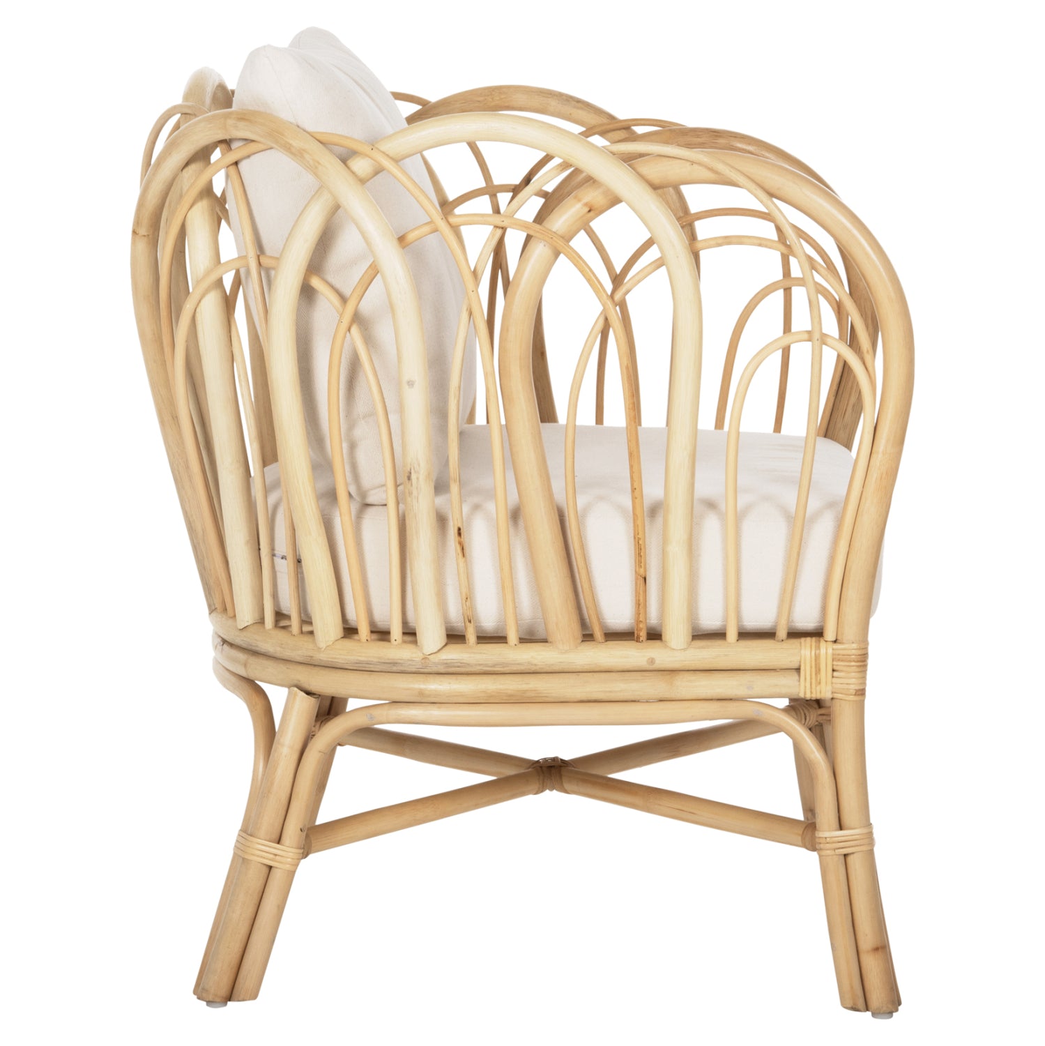 Фотьойл Естор натурал ратан 78x75x92