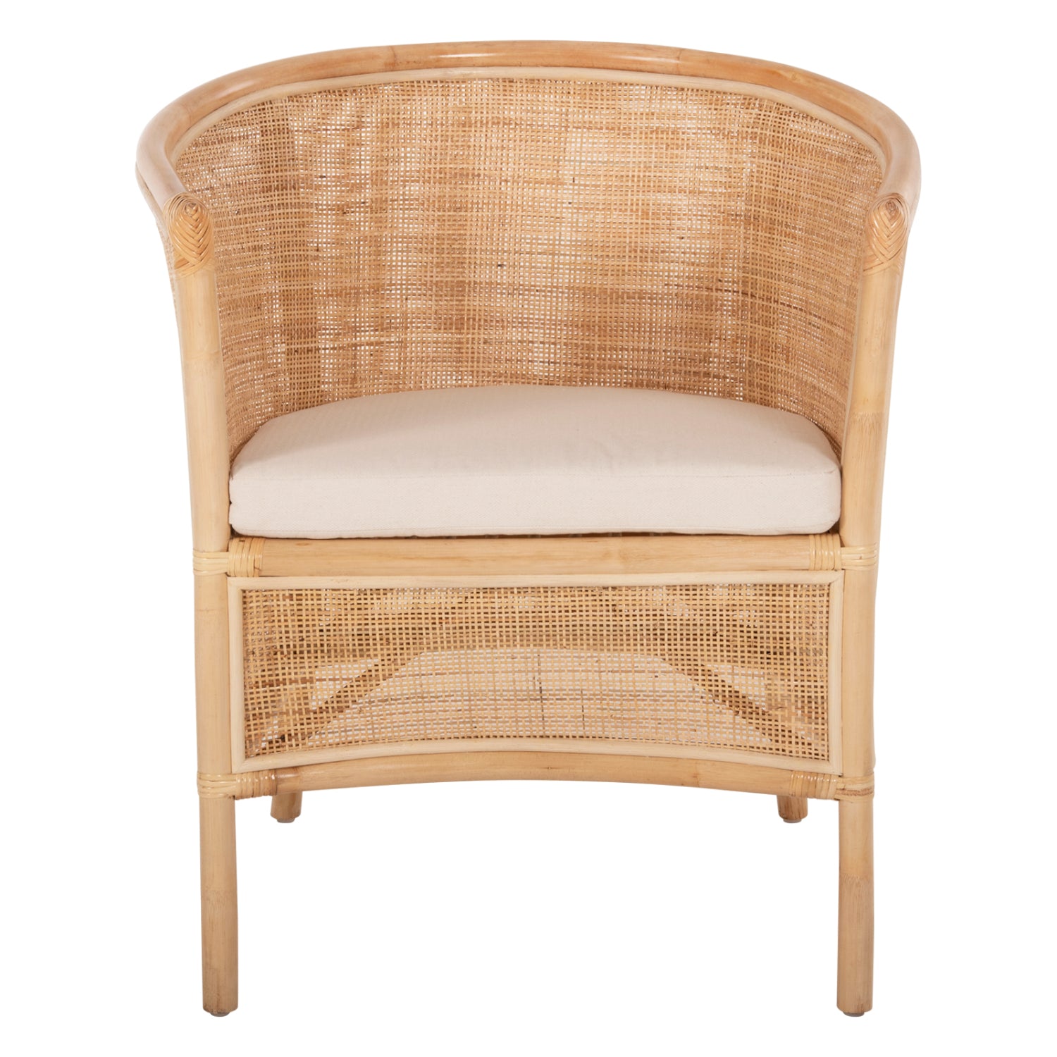 Кресло Апрон натурал ратан 75x70x85