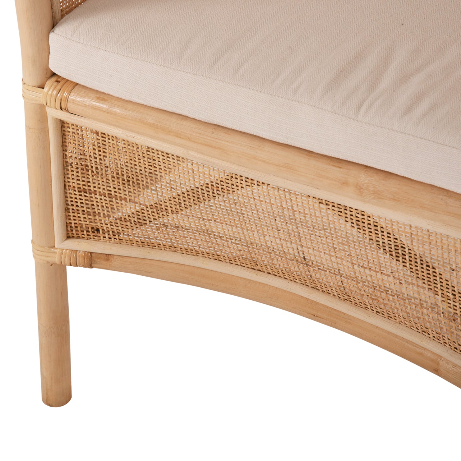 Кресло Апрон натурал ратан 75x70x85