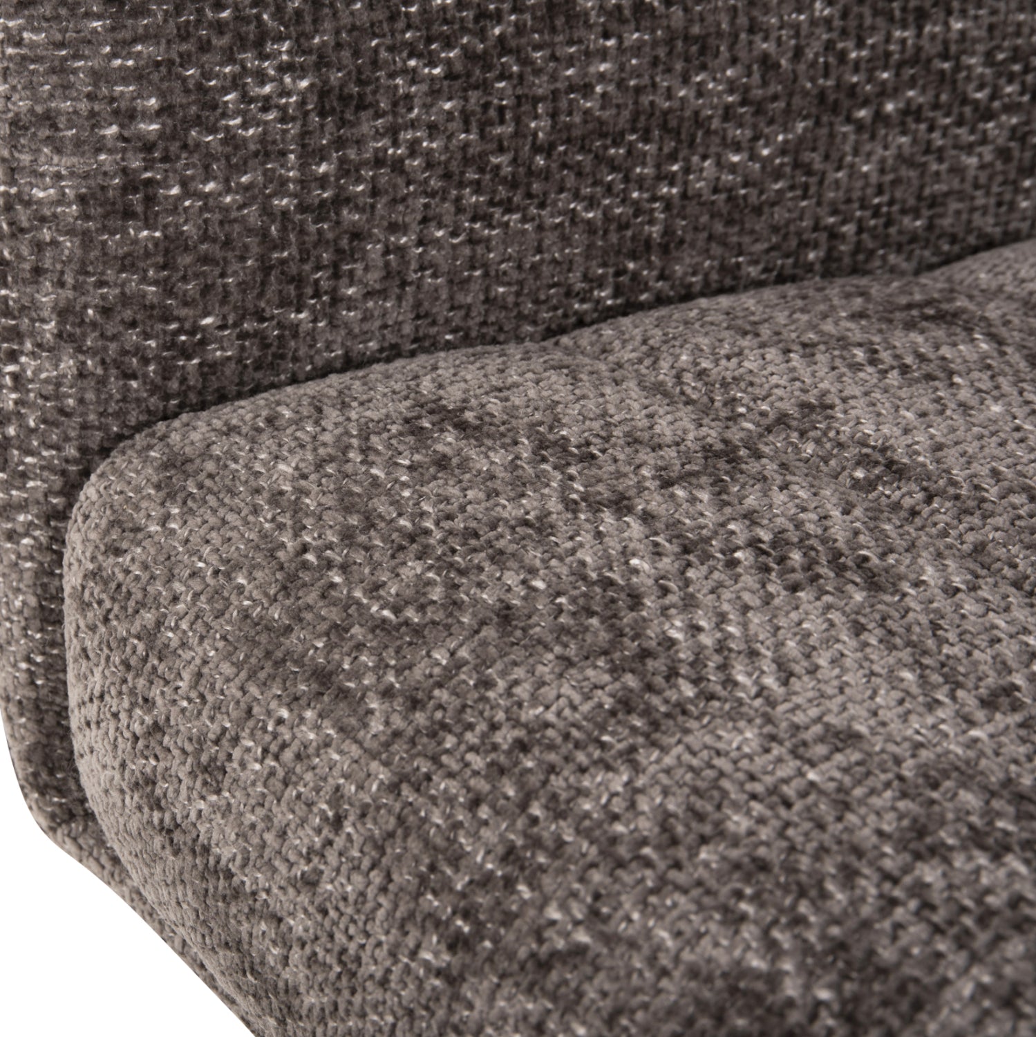 Кресло GAZER цвят сив-кафяв-натурал