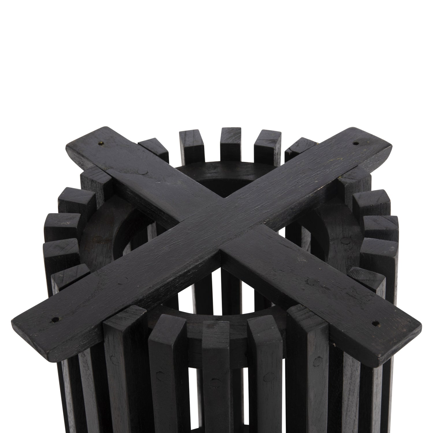 Бар основа за маса Франц Φ40x90 -черен цвят