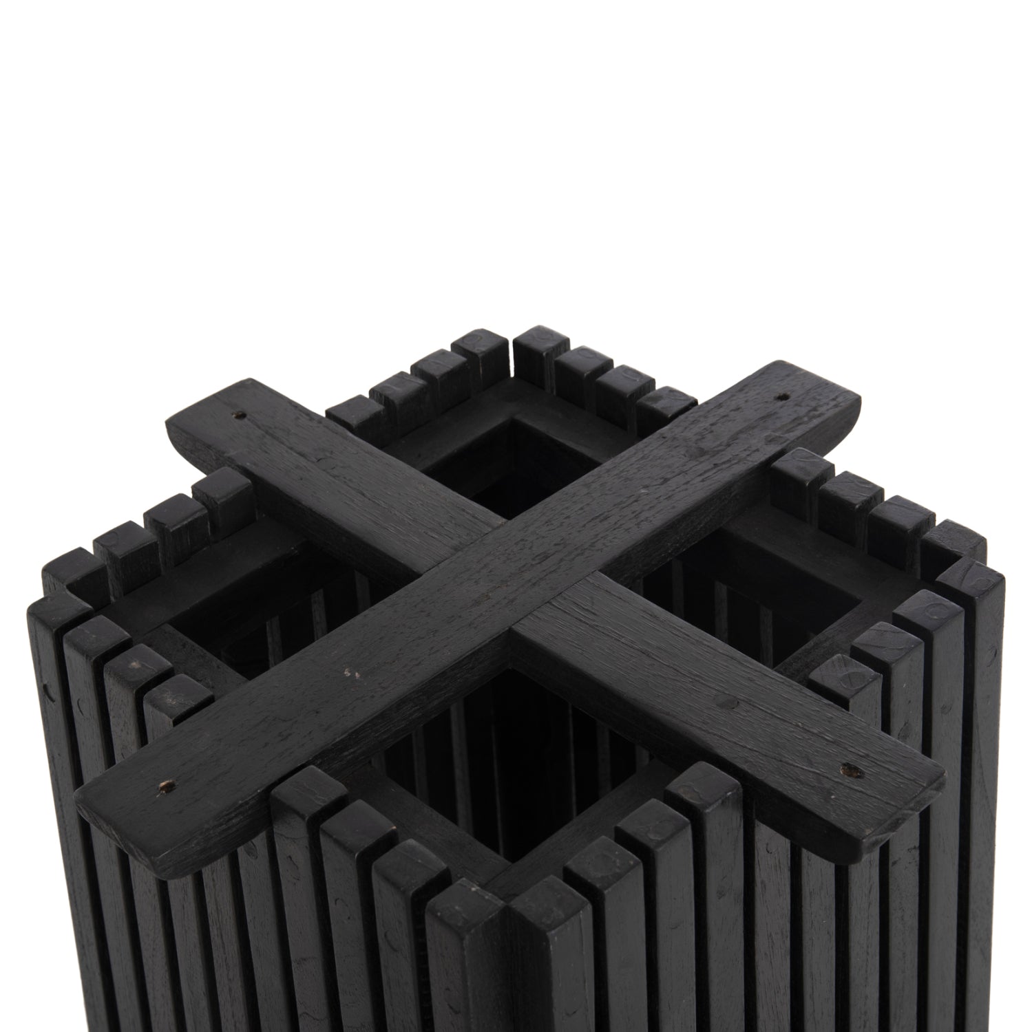 Бар основа за маса Франц 40x40x90 черен цвят