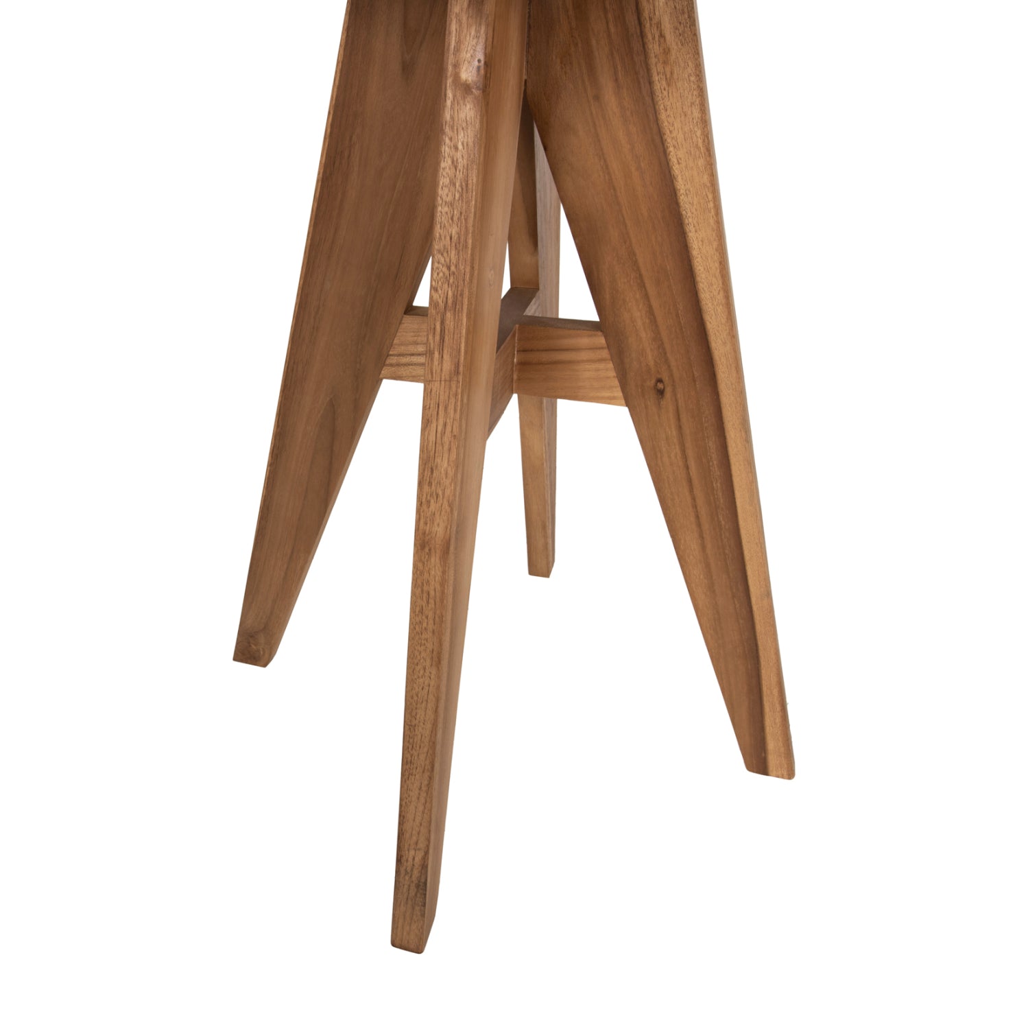 Маса Лео 60х60 -натурал тиково дърво