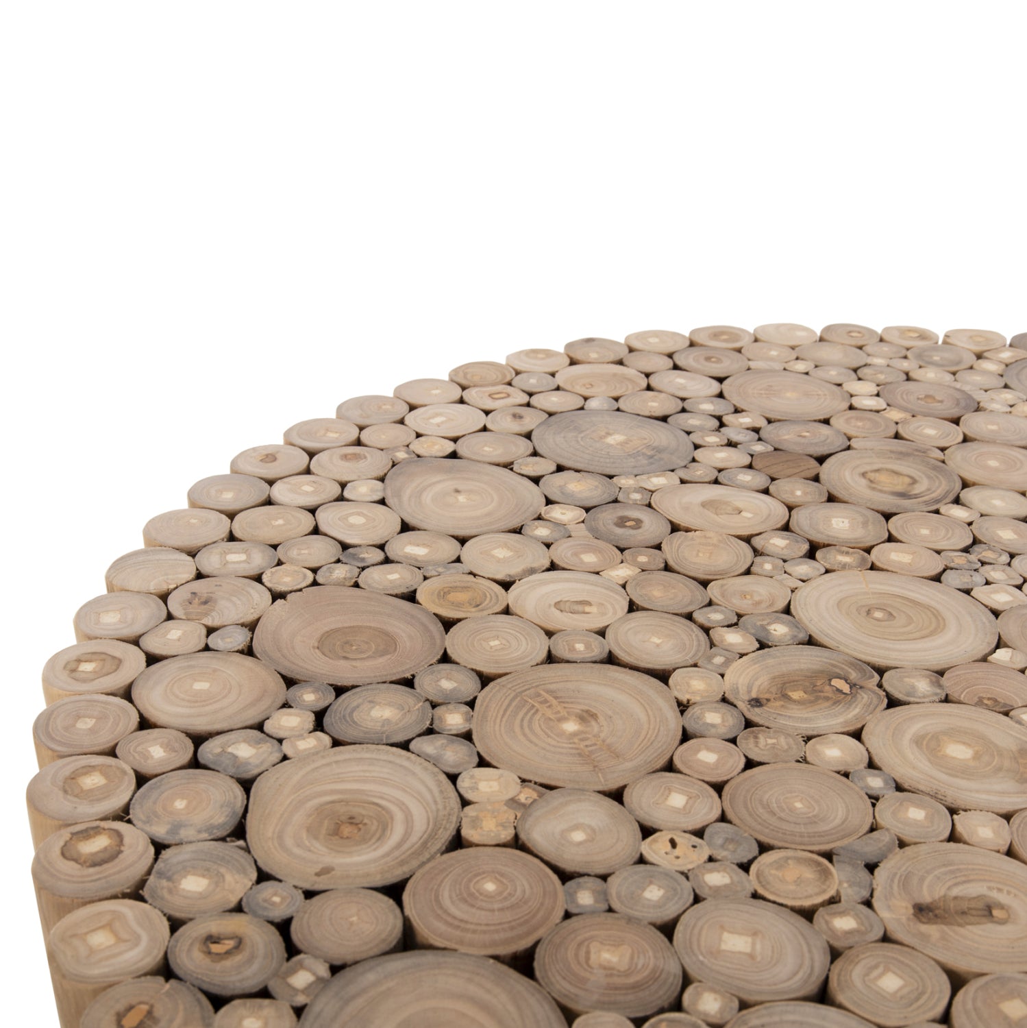 Холна маса COOTER естествен цвят Φ80x50см