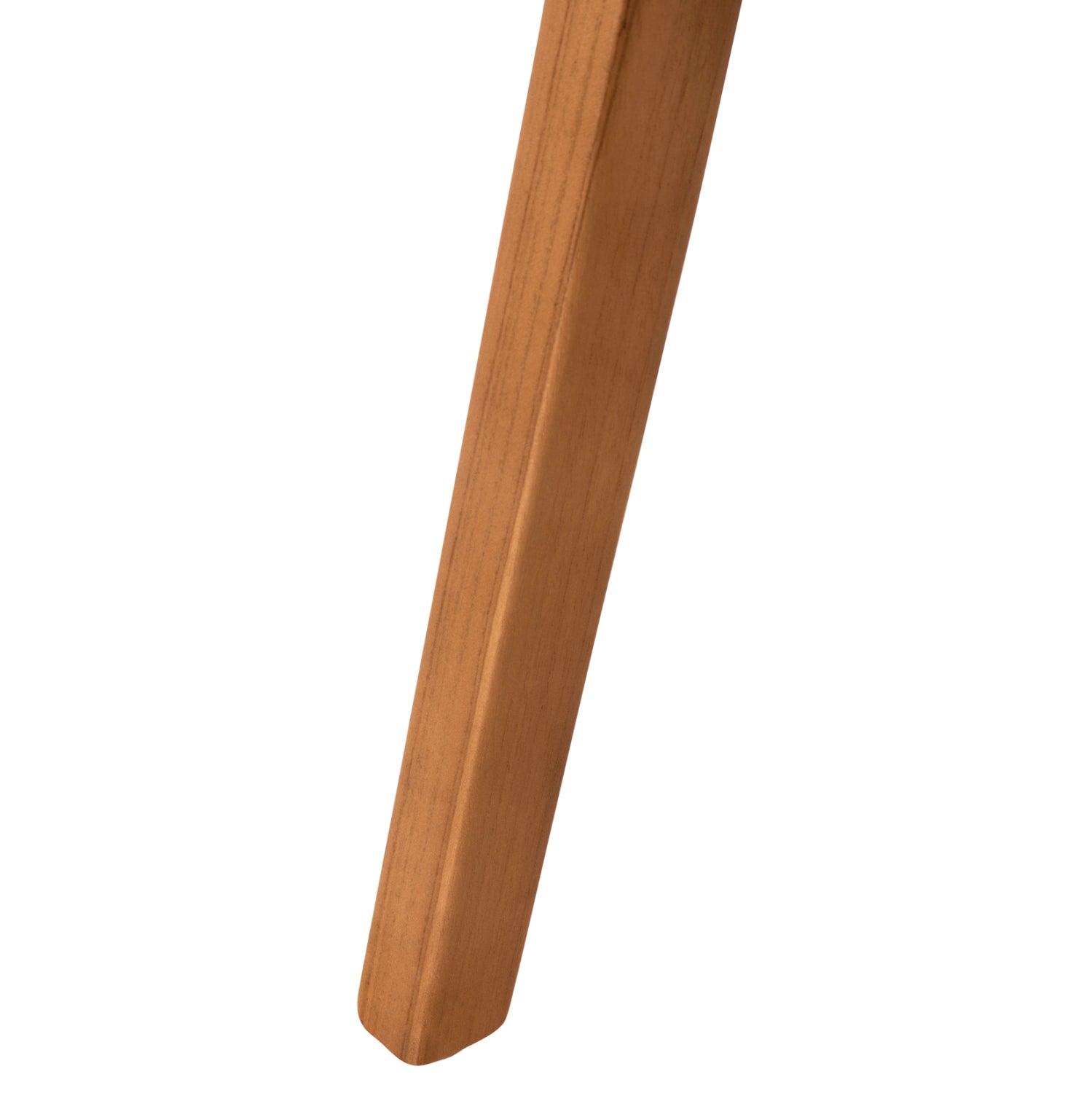 Кресло Римини цвят натурал тиково дърво-черен 60x61x76