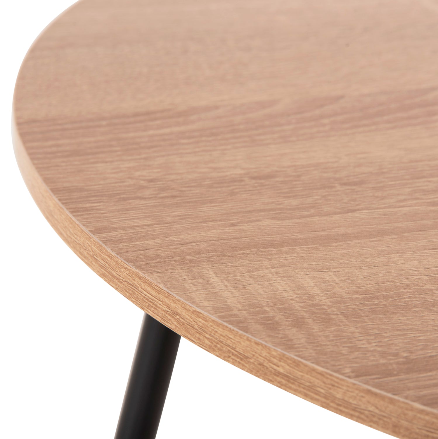 Комплект холни маси 2 бр CUPPER сонома-черен цвят