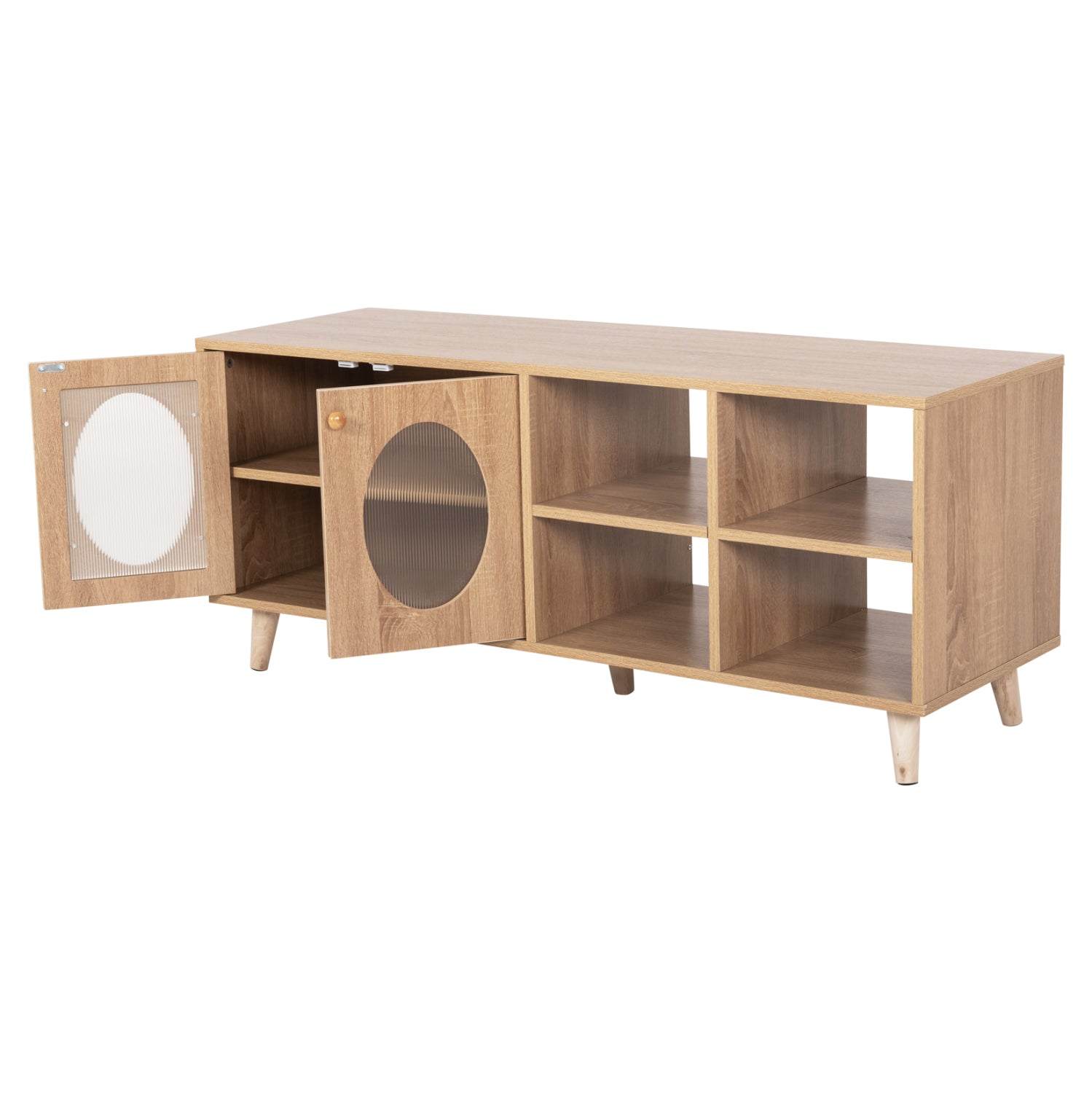 Тв шкаф RILLION цвят сонама 120x40x50cm