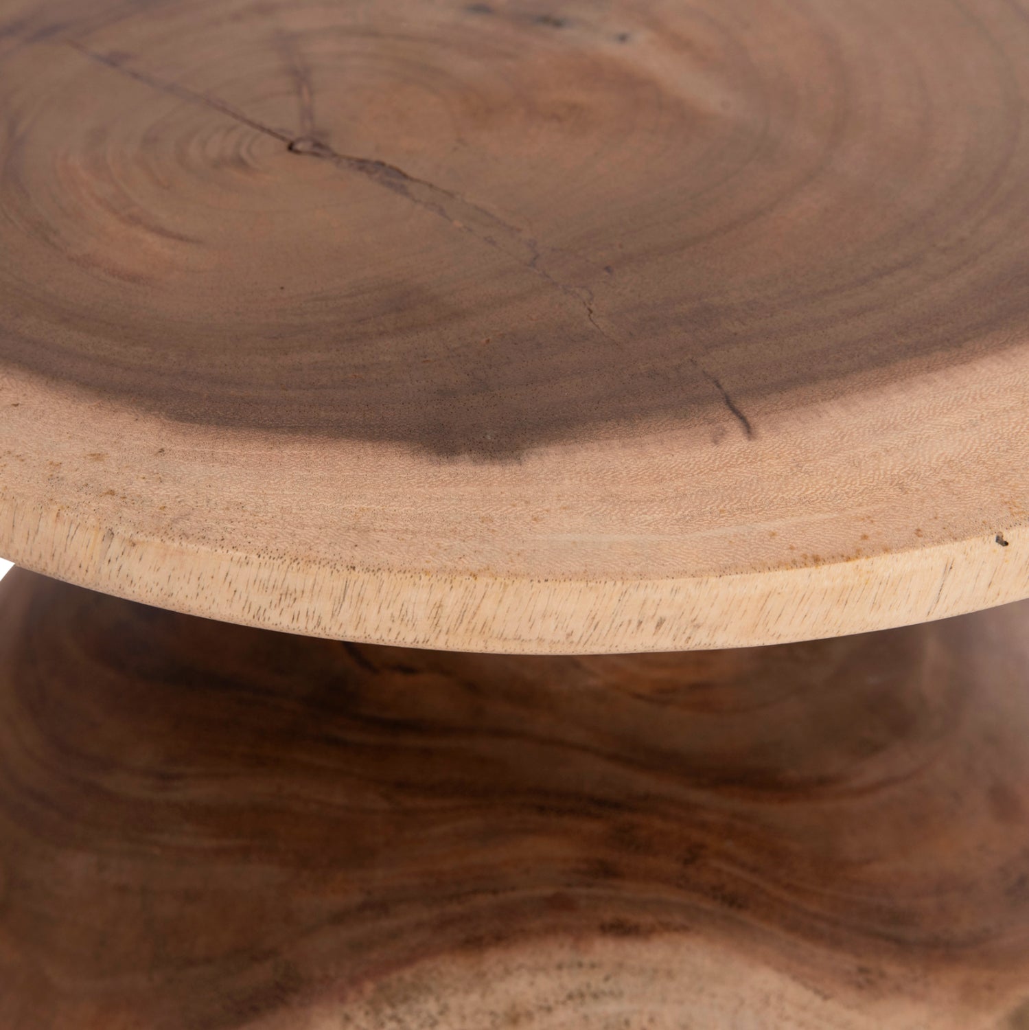 Масичка PUMBE Φ40x40см естествен цвят