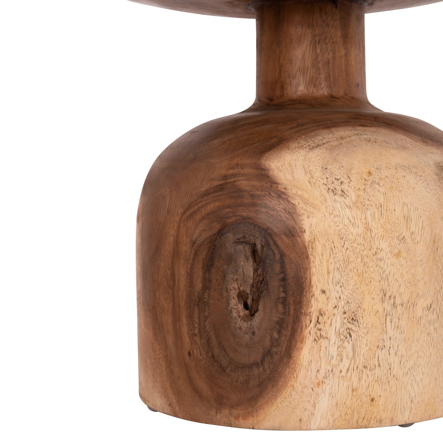 Масичка PUMBE Φ40x40см естествен цвят