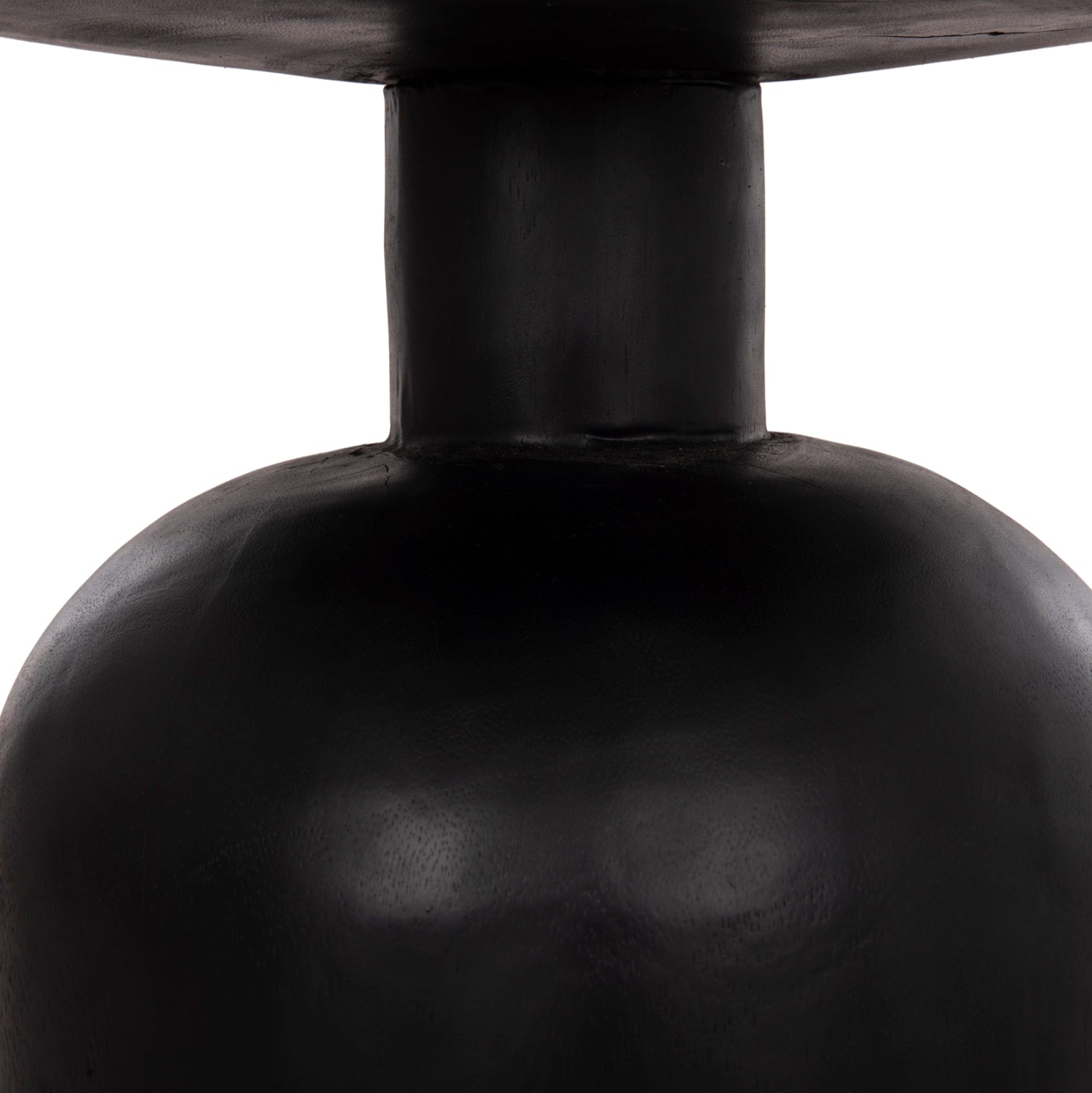 Странична маса PUMBE черен цвят Φ40x40см