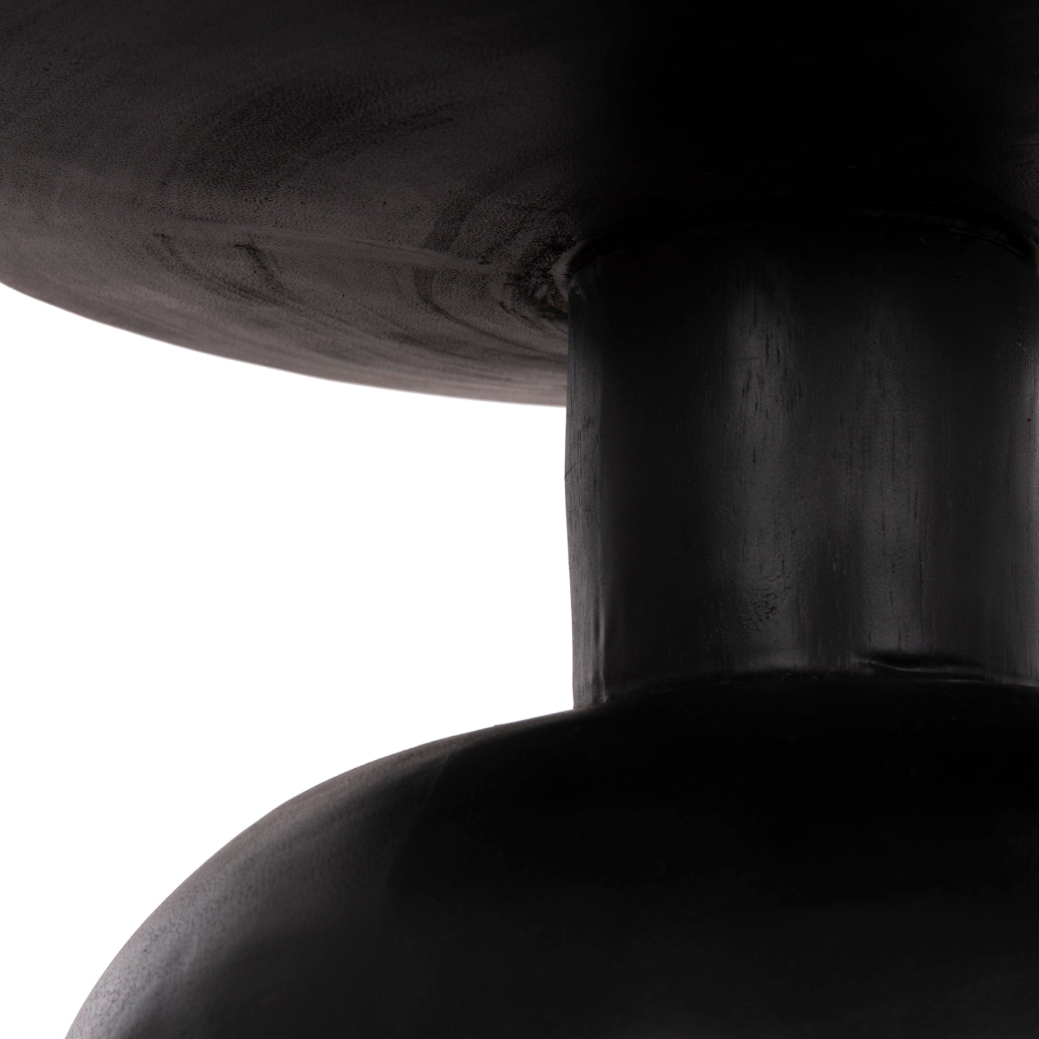 Странична маса PUMBE черен цвят Φ40x40см