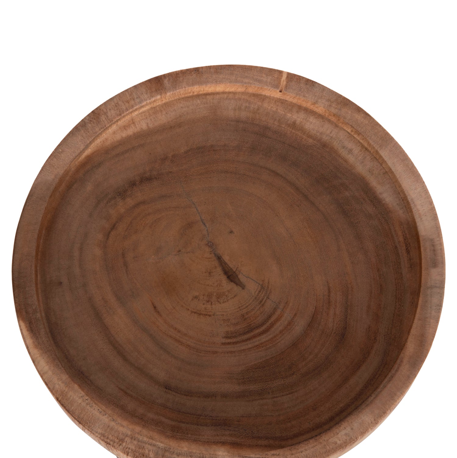 Странична маса Loki масивна дървесина suar, натурален цвят φ30x50hcм