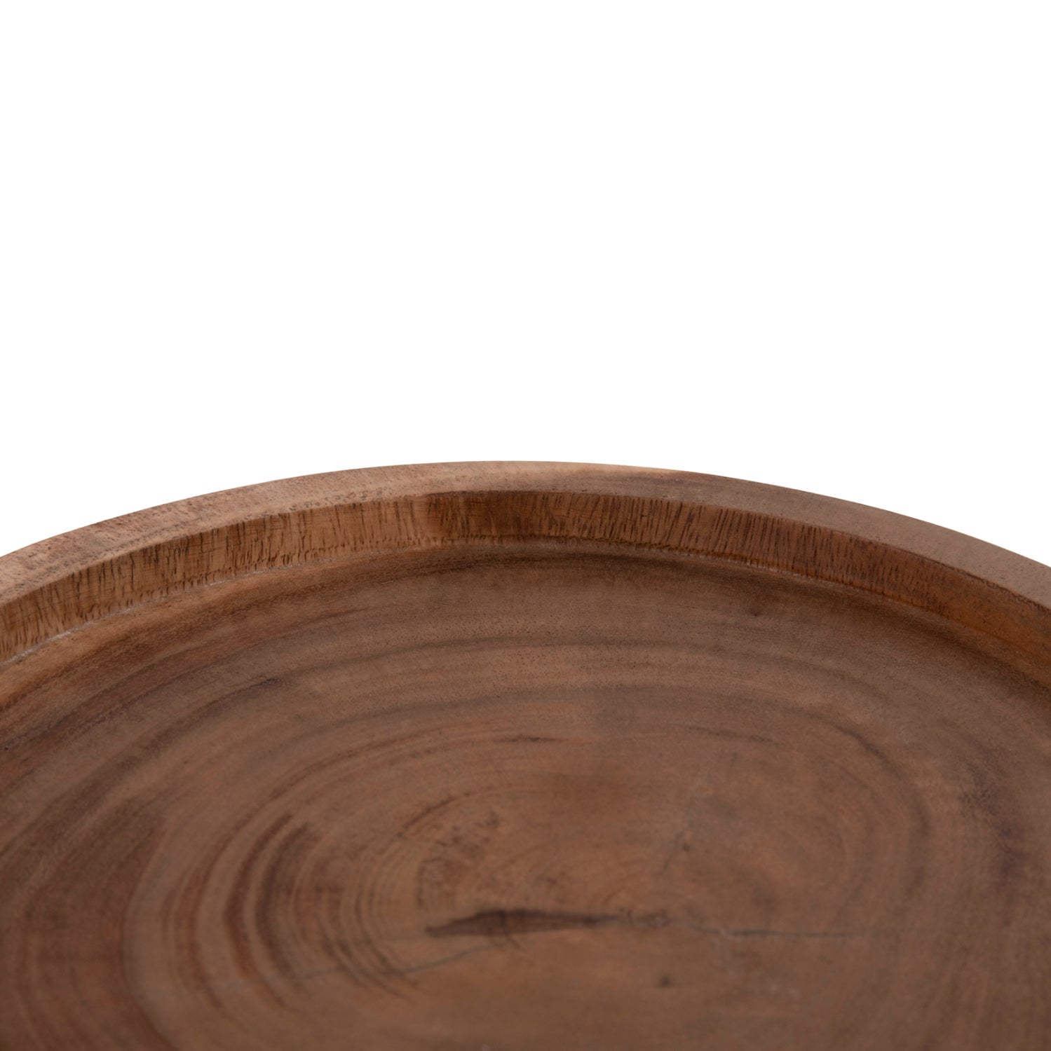 Странична маса Loki масивна дървесина suar, натурален цвят φ30x50hcм