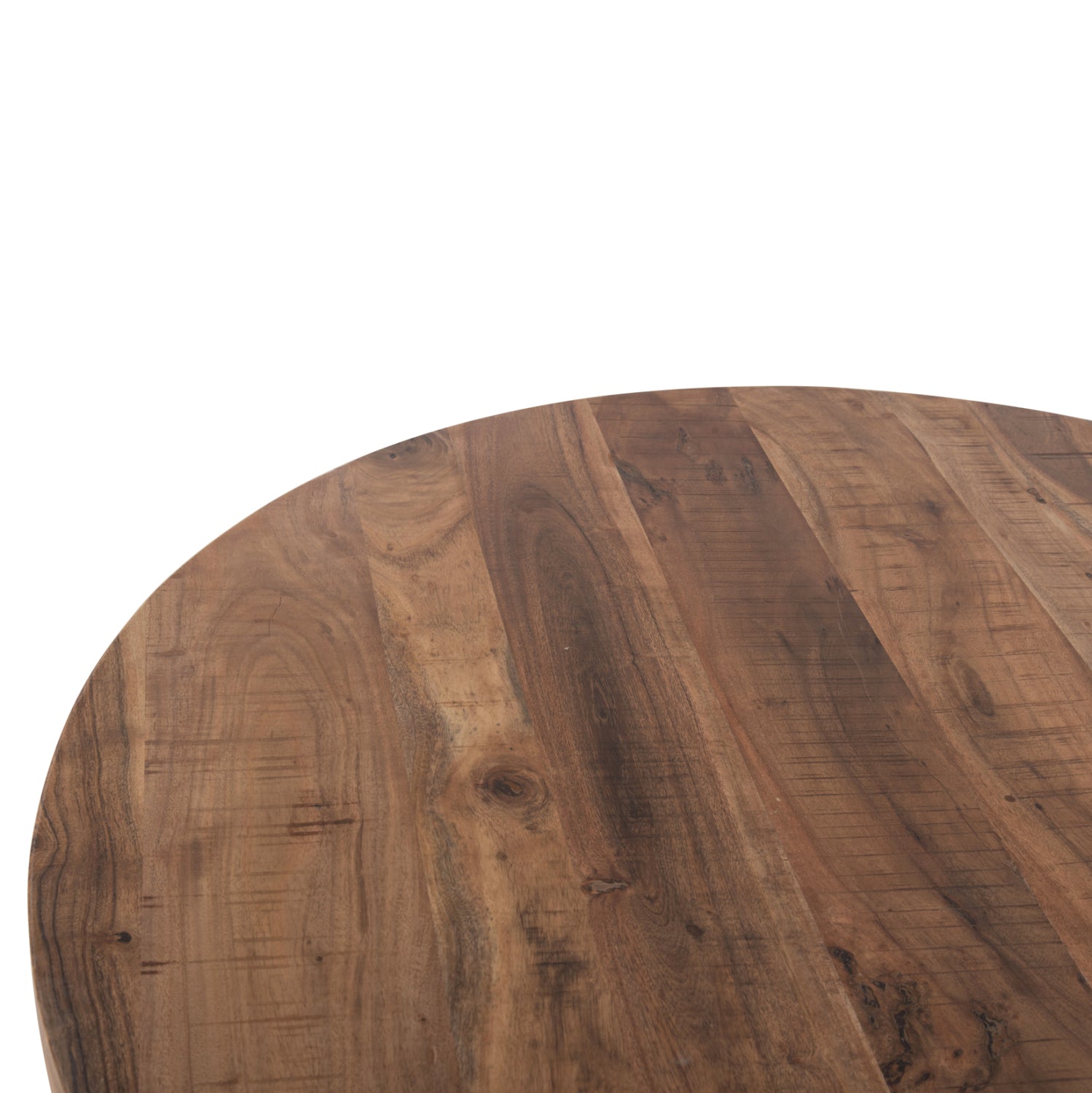 Кръгла маса MONTANA SUPERIOR акациево дърво масив 4см Ф120x77см
