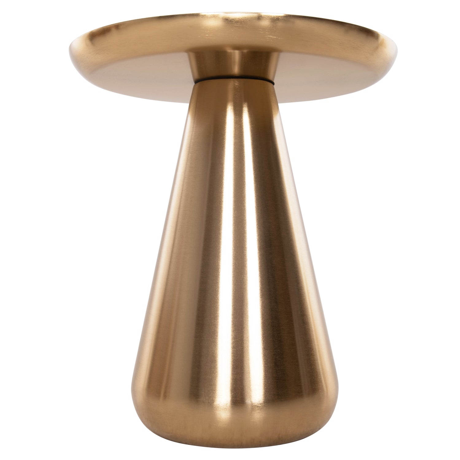 Комплект холни маси 2 бр OLUF златист-черен цвят Φ50 И Φ41см